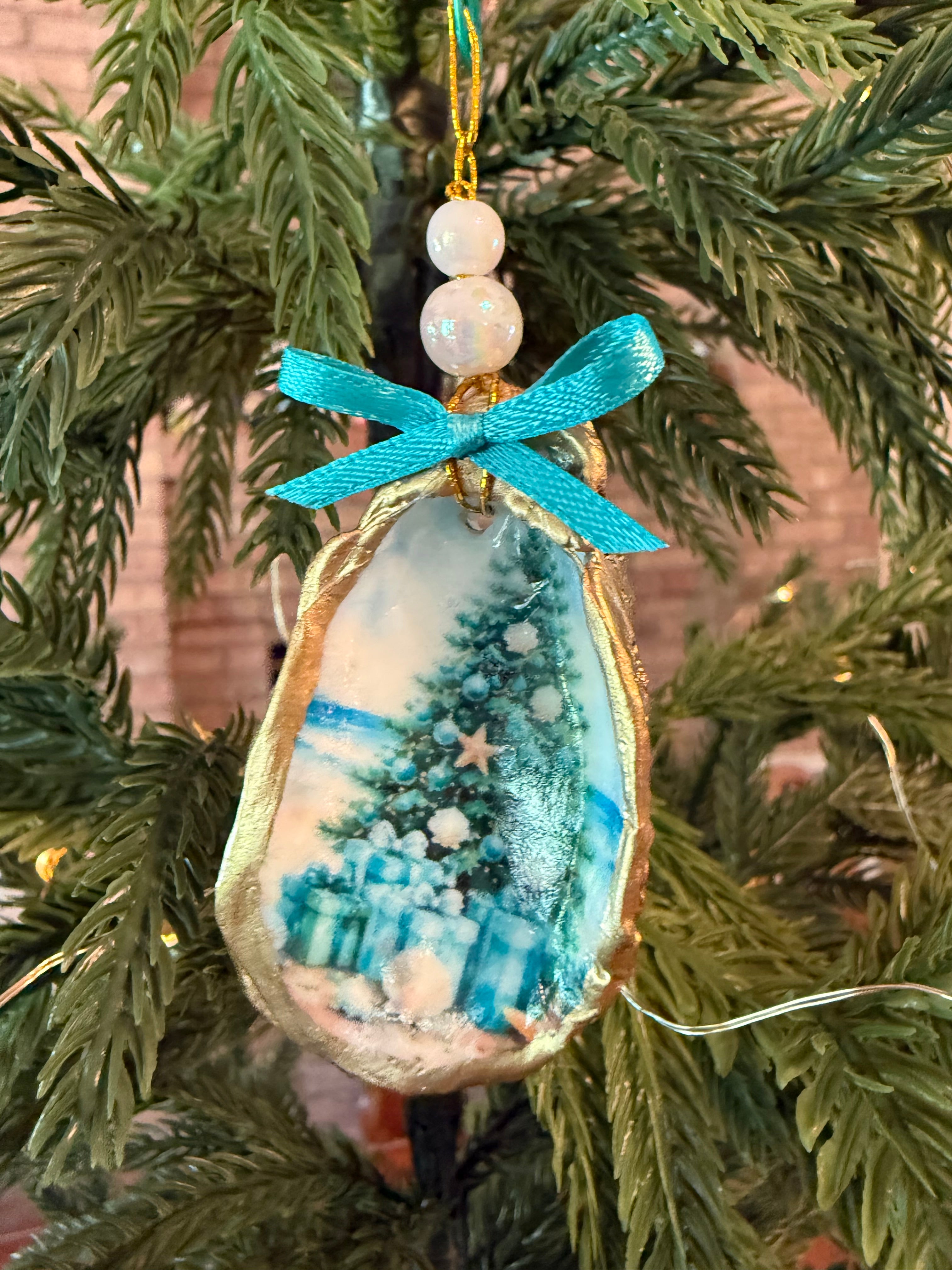 Large Beach Tree Ornament 4