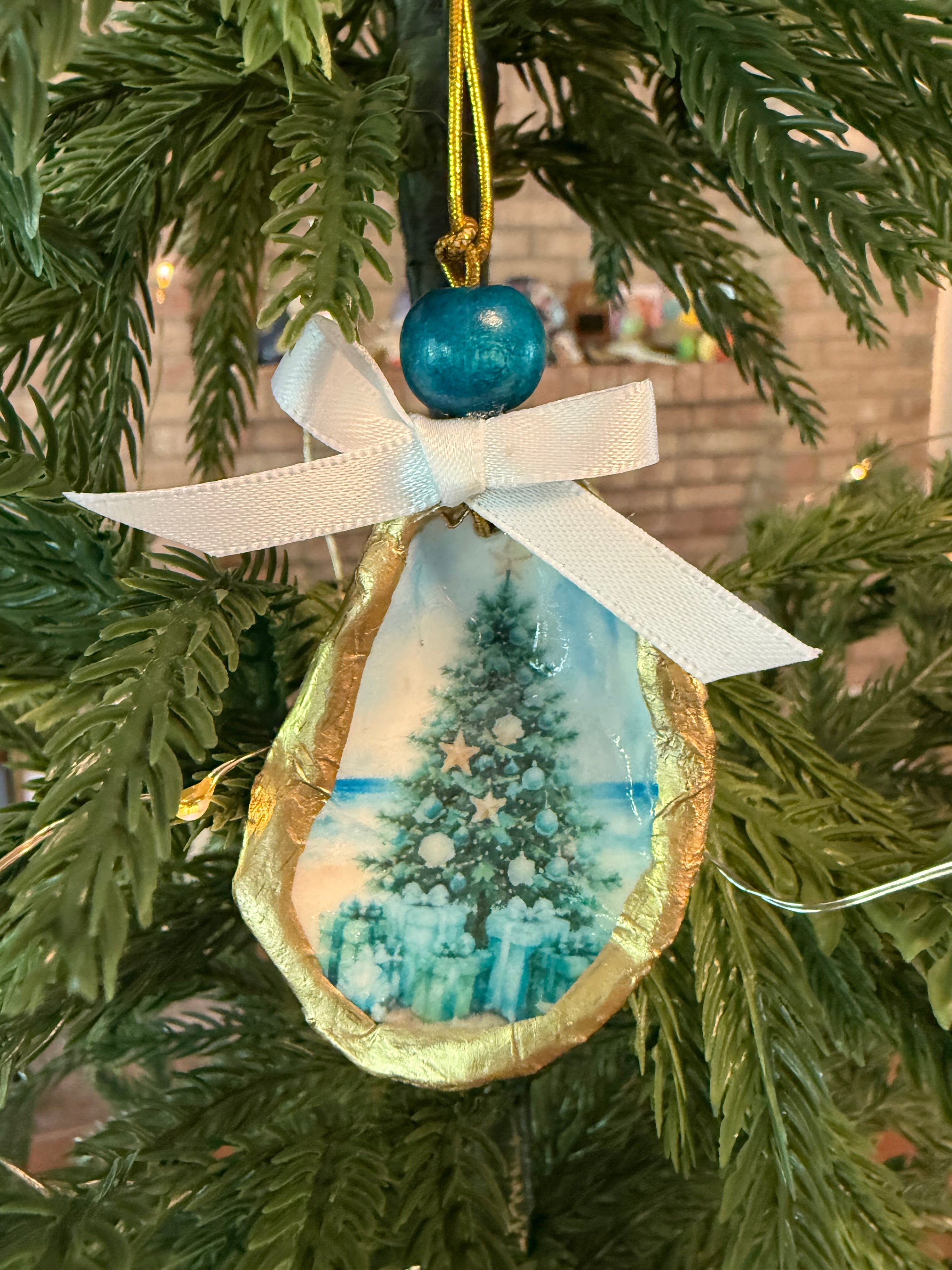 Large Beach Tree Ornament 1