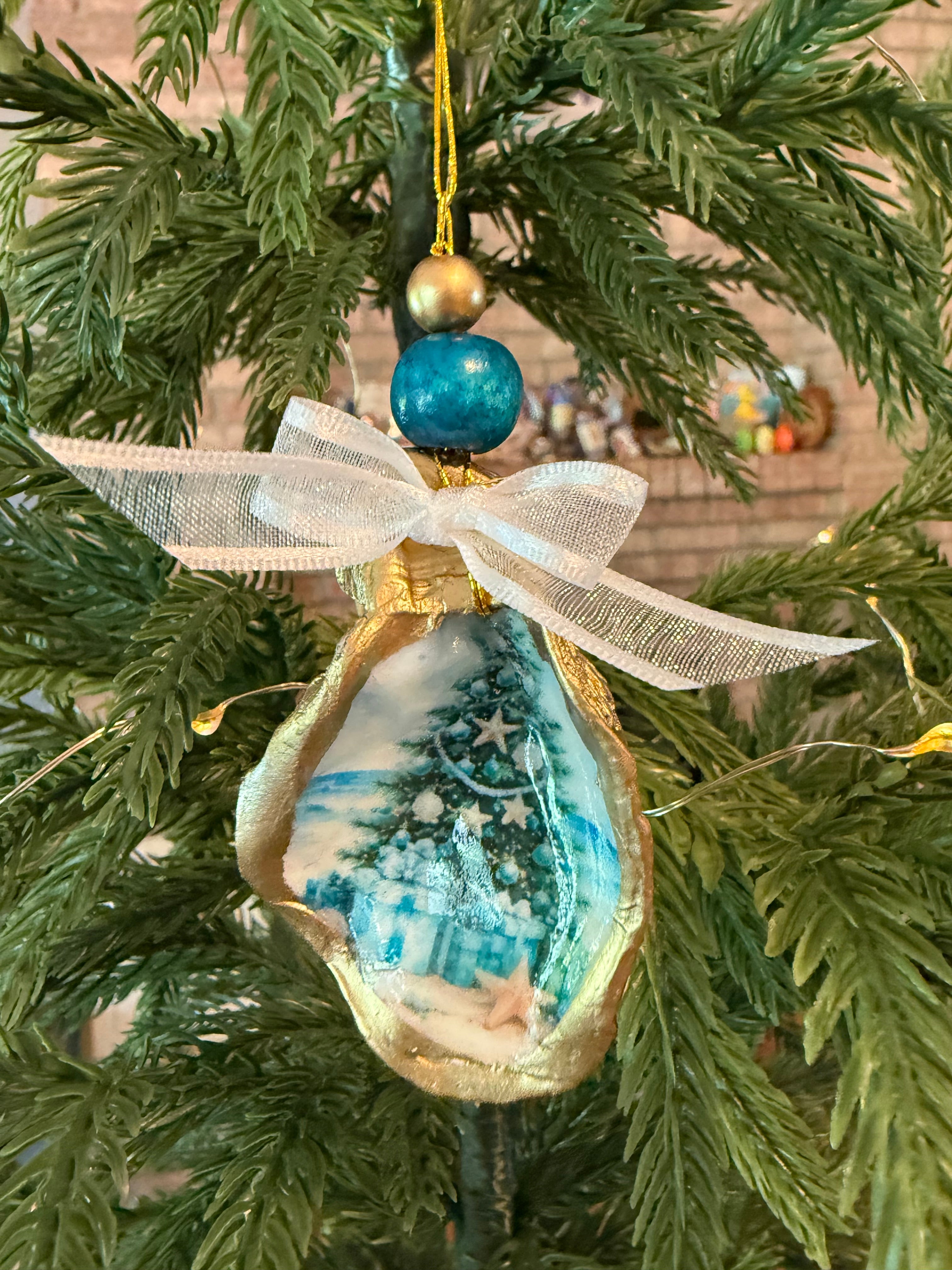 Large Beach Tree Ornament 5