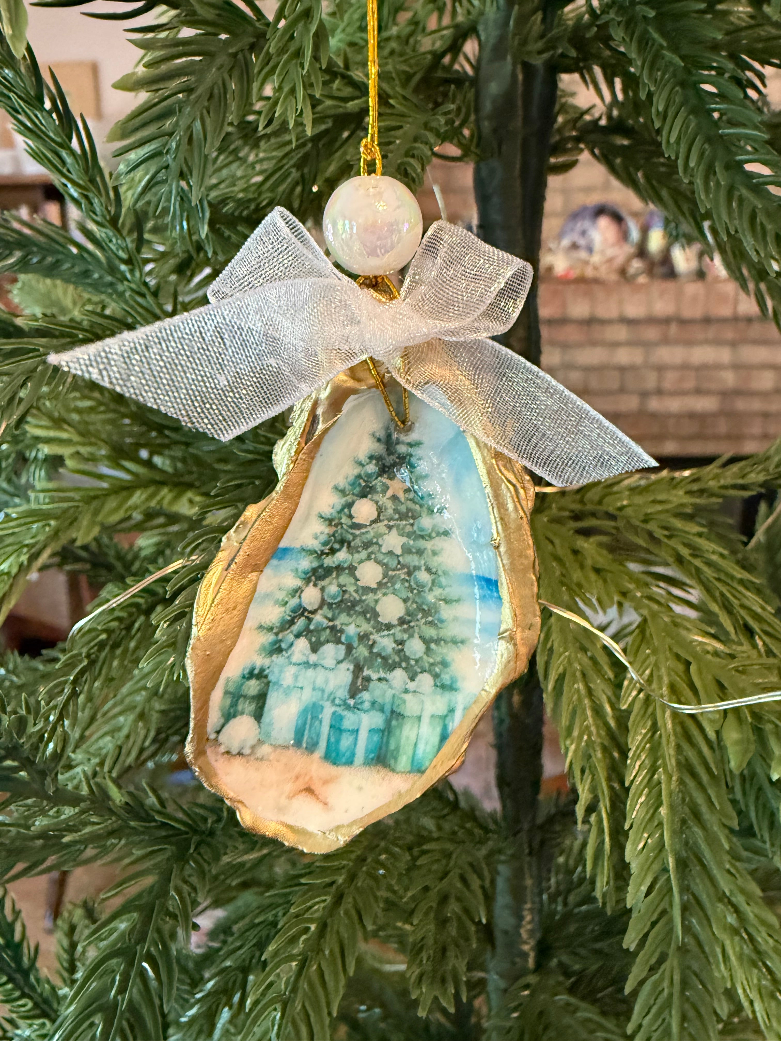 Large Beach Tree Ornament 7