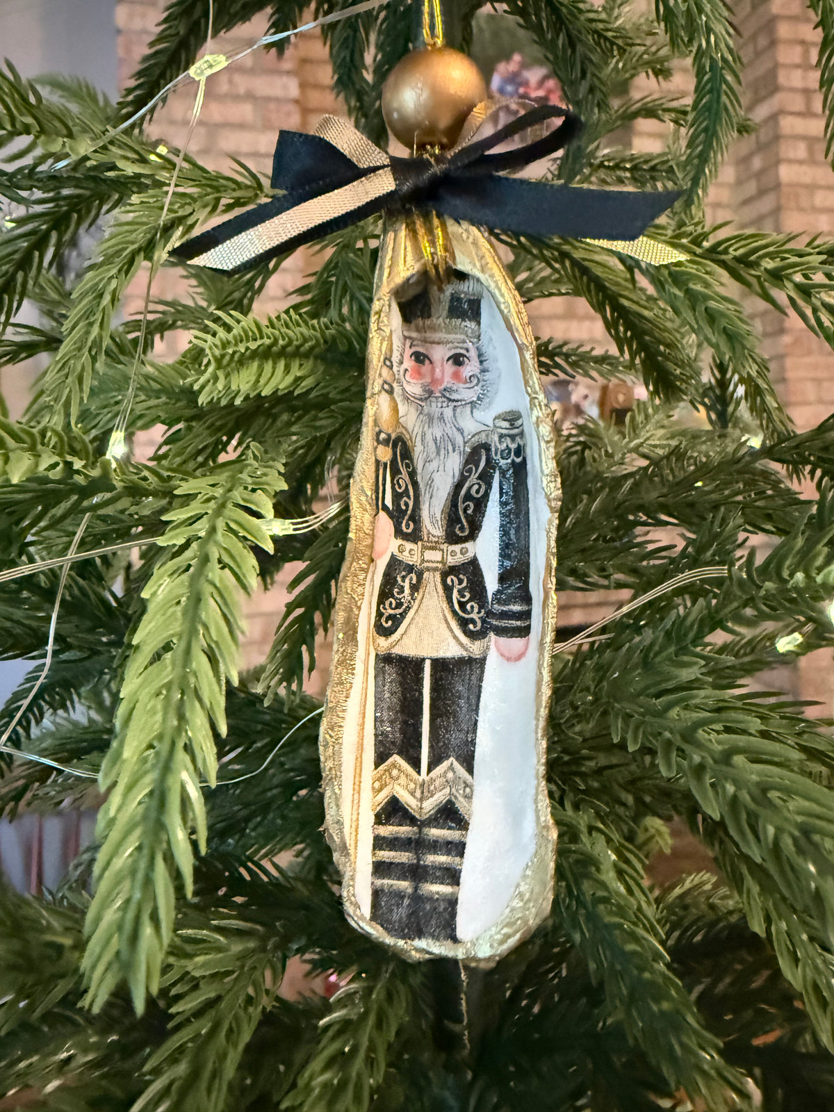 Nutcracker Ornament (Black) 1