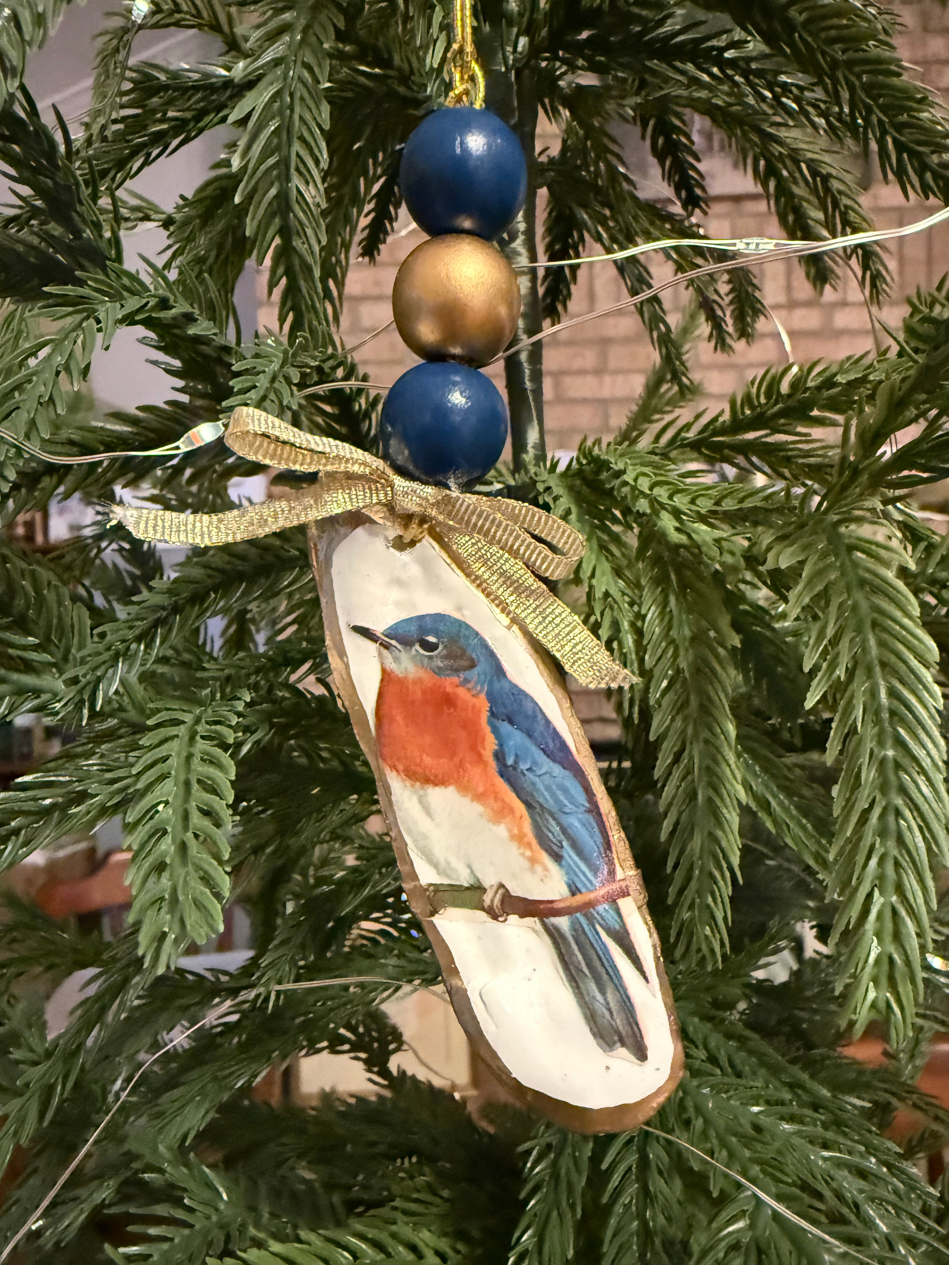 Large Bluebird Ornament 2