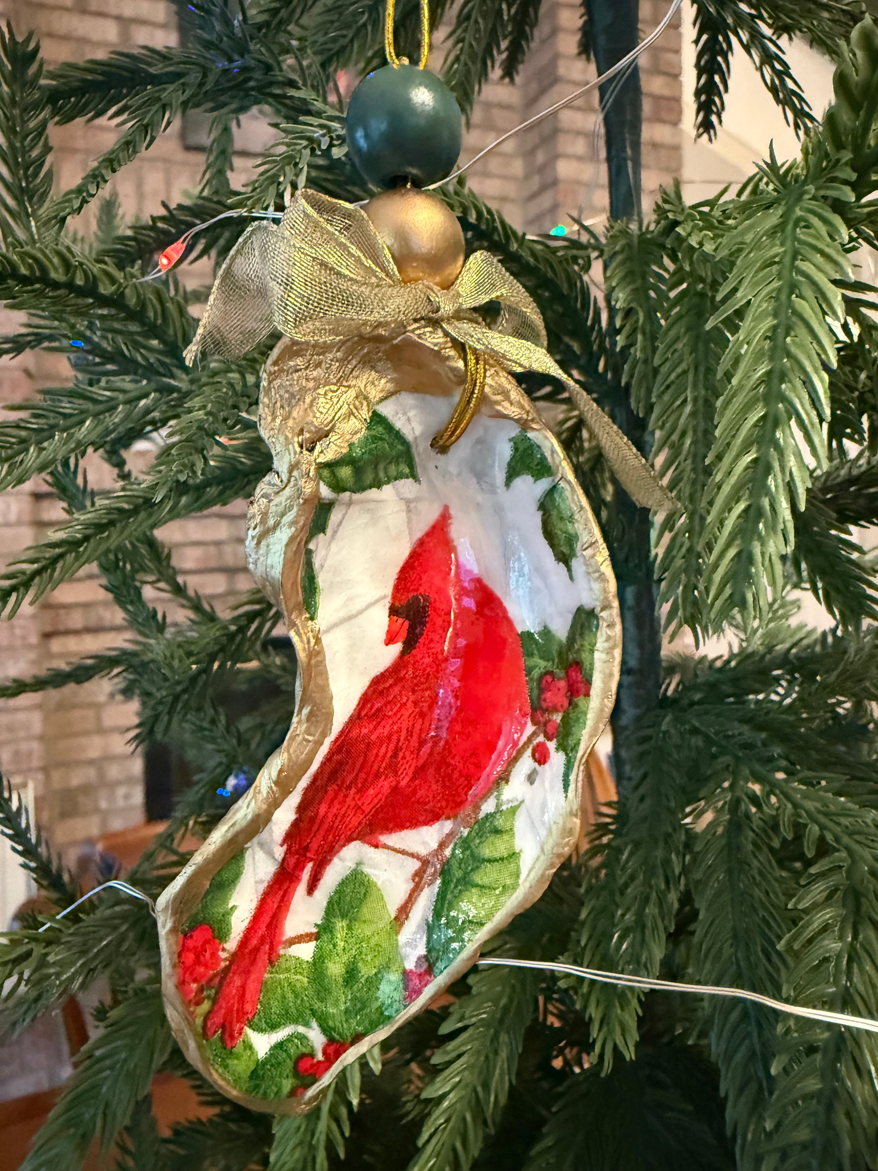 Large Cardinal Ornament 3
