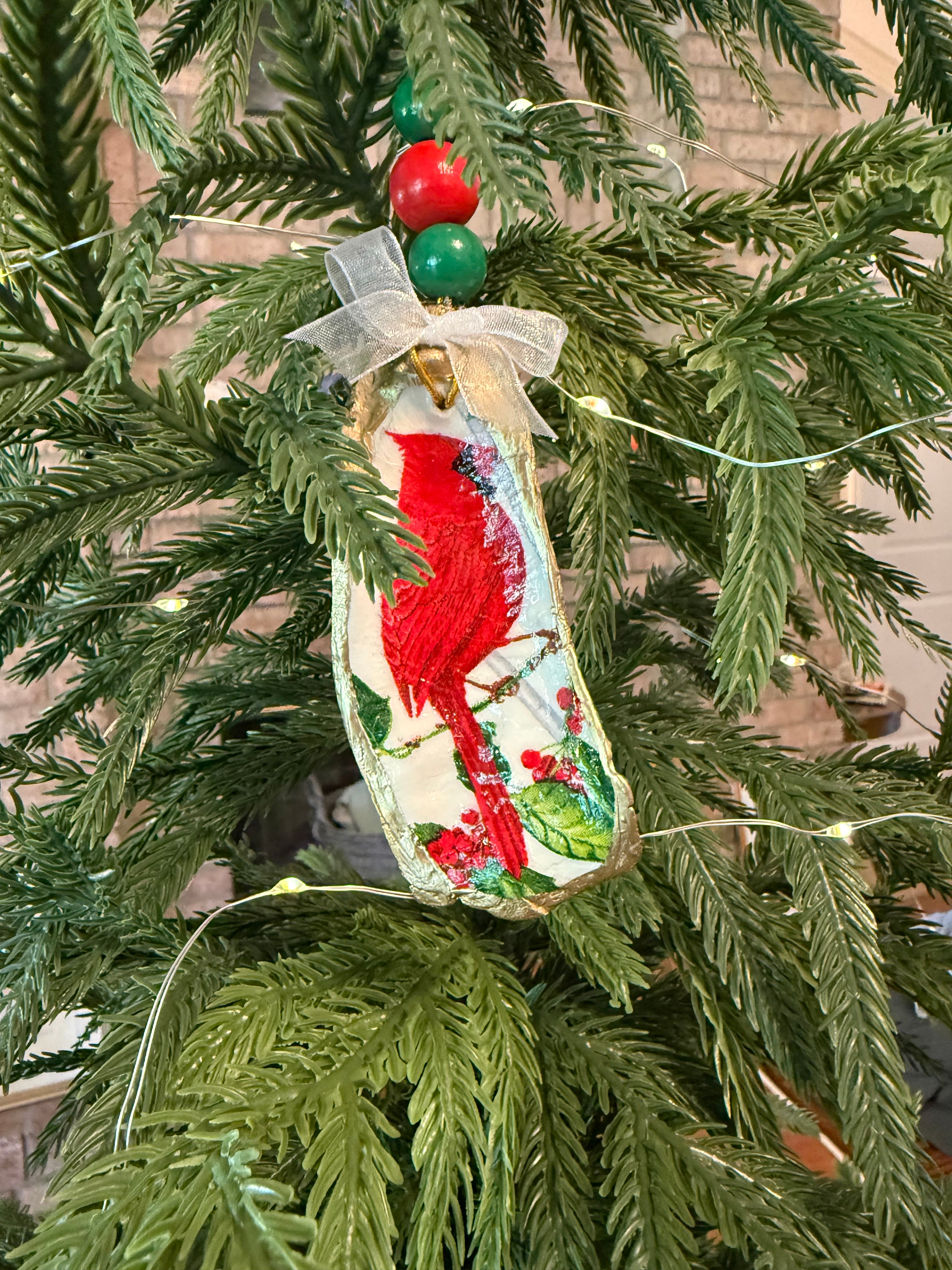 Large Cardinal Ornament 4
