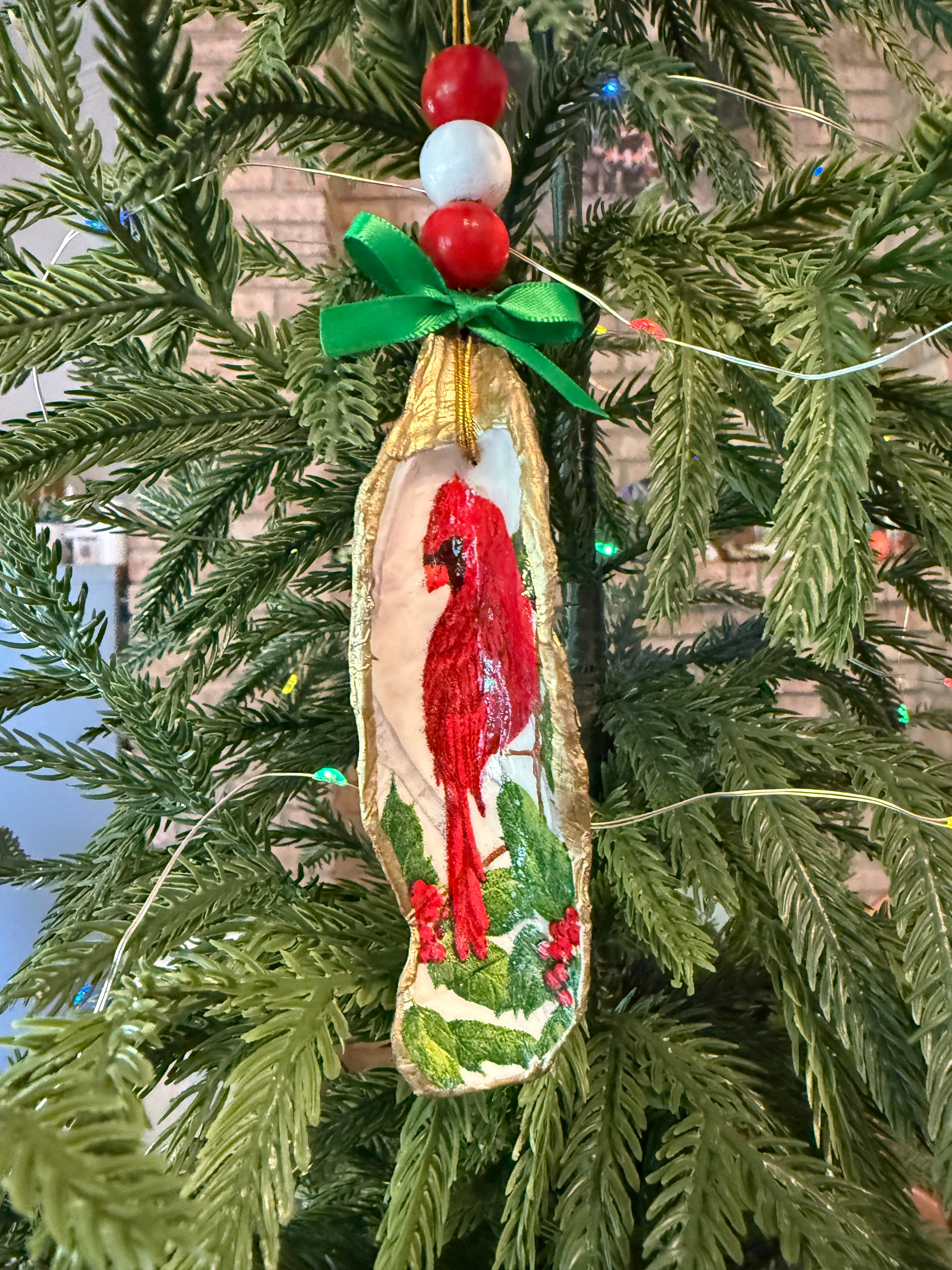 Large Cardinal Ornament 7