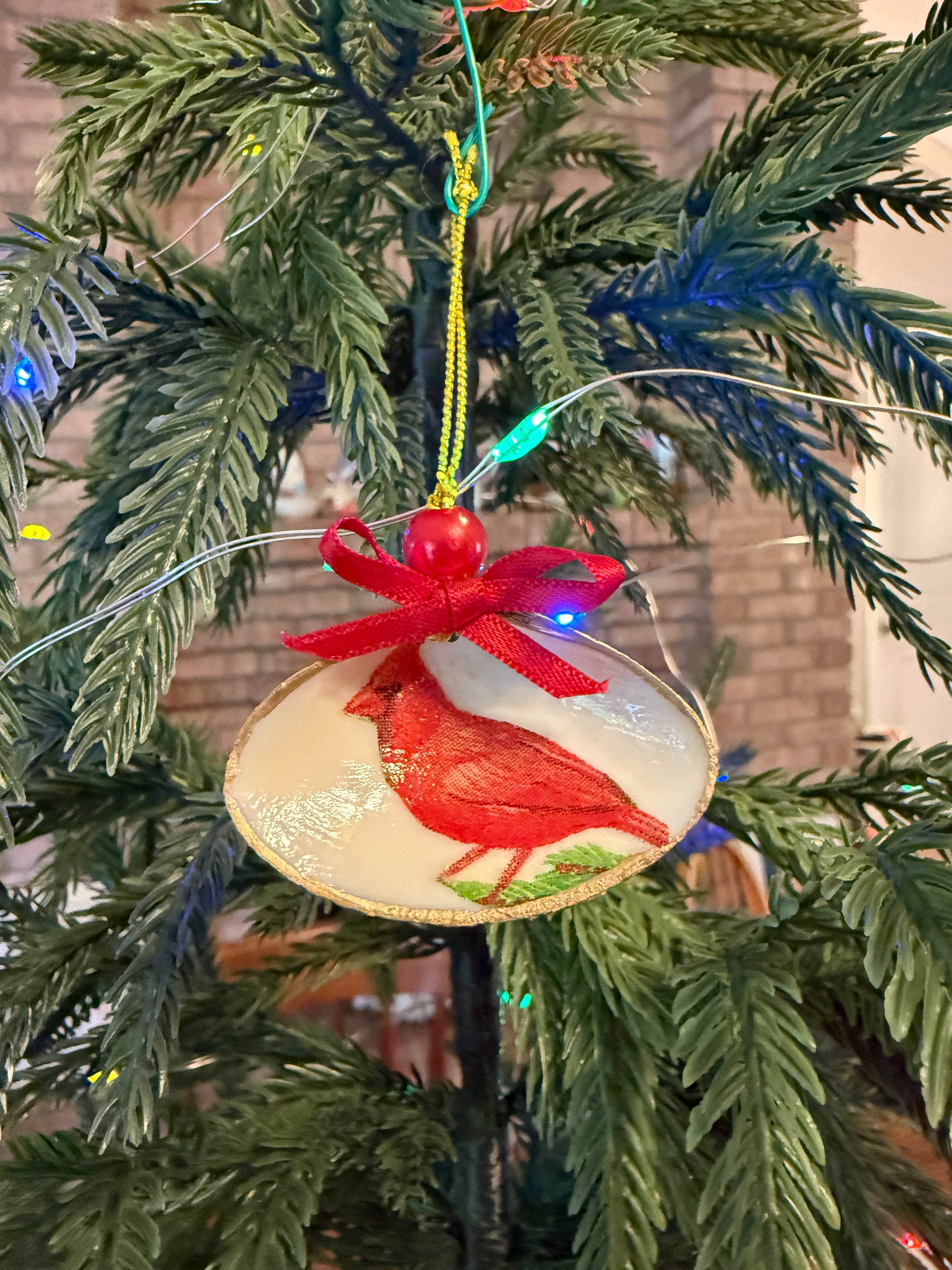 Small Cardinal Ornament 6