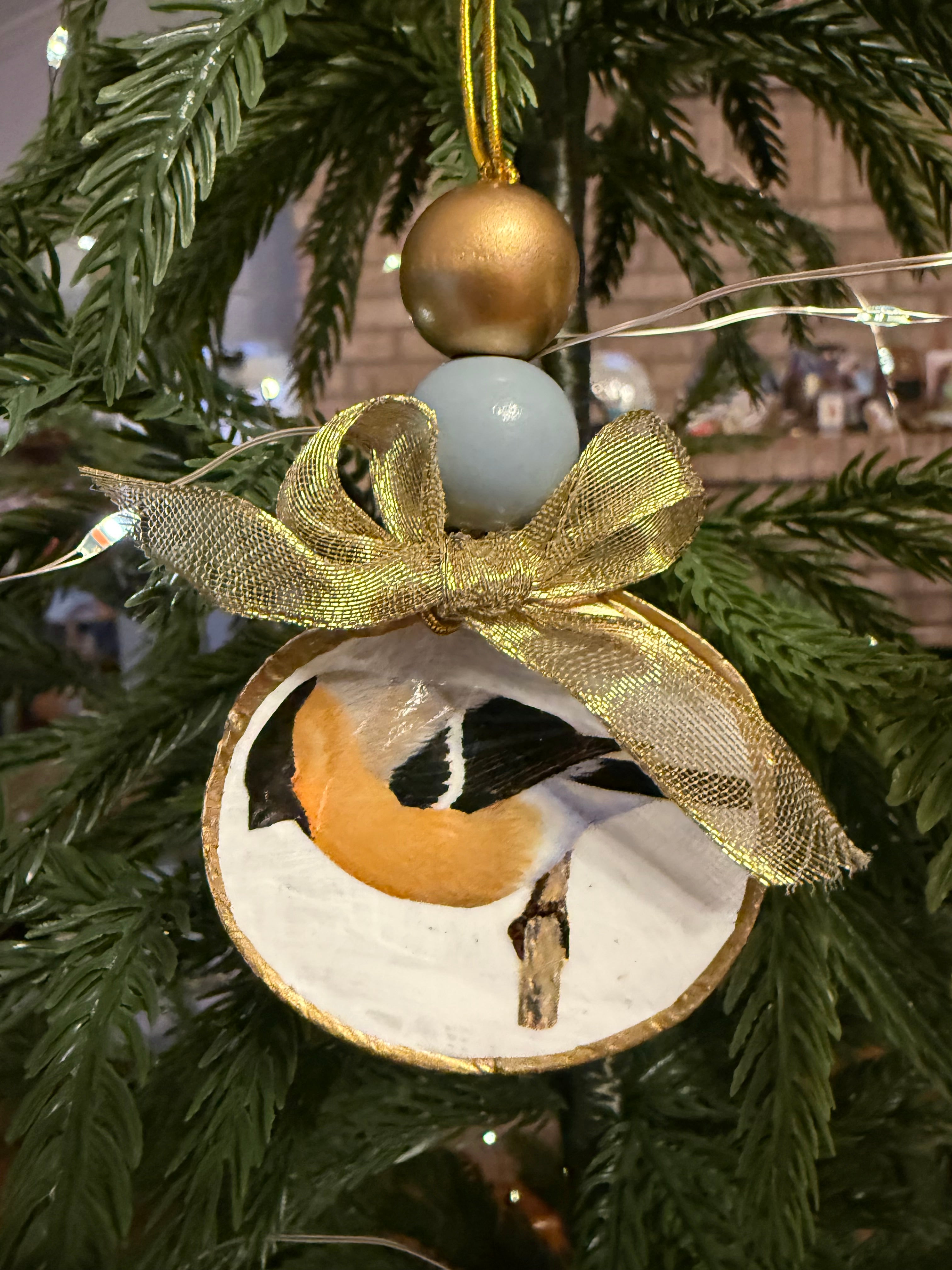 Large Chickadee Ornament 1