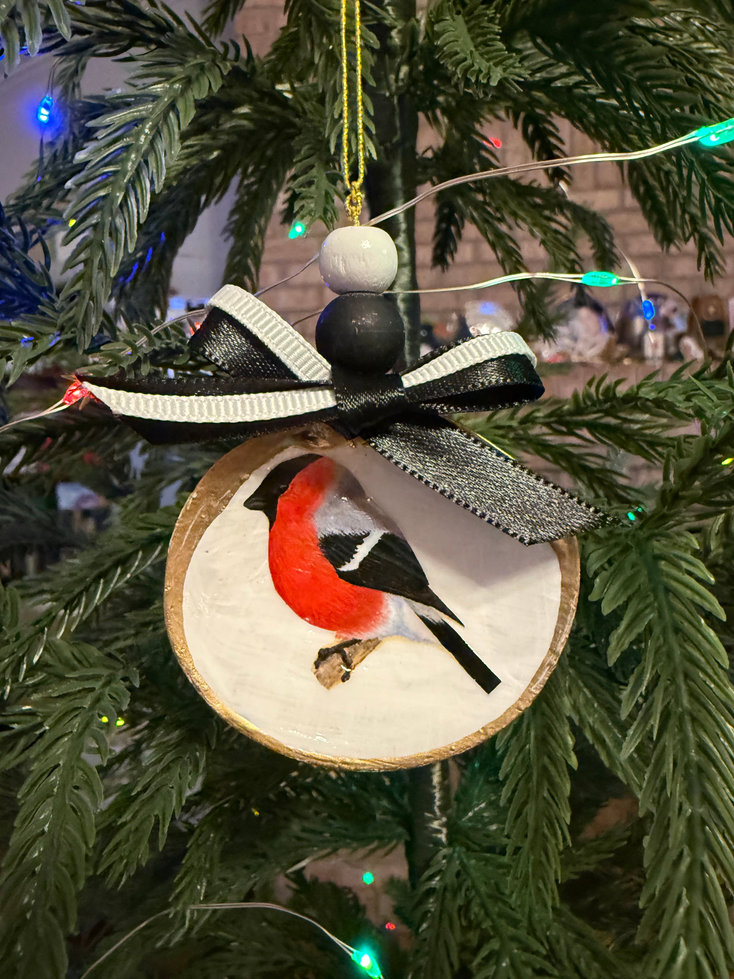 Large Chickadee Ornament 2