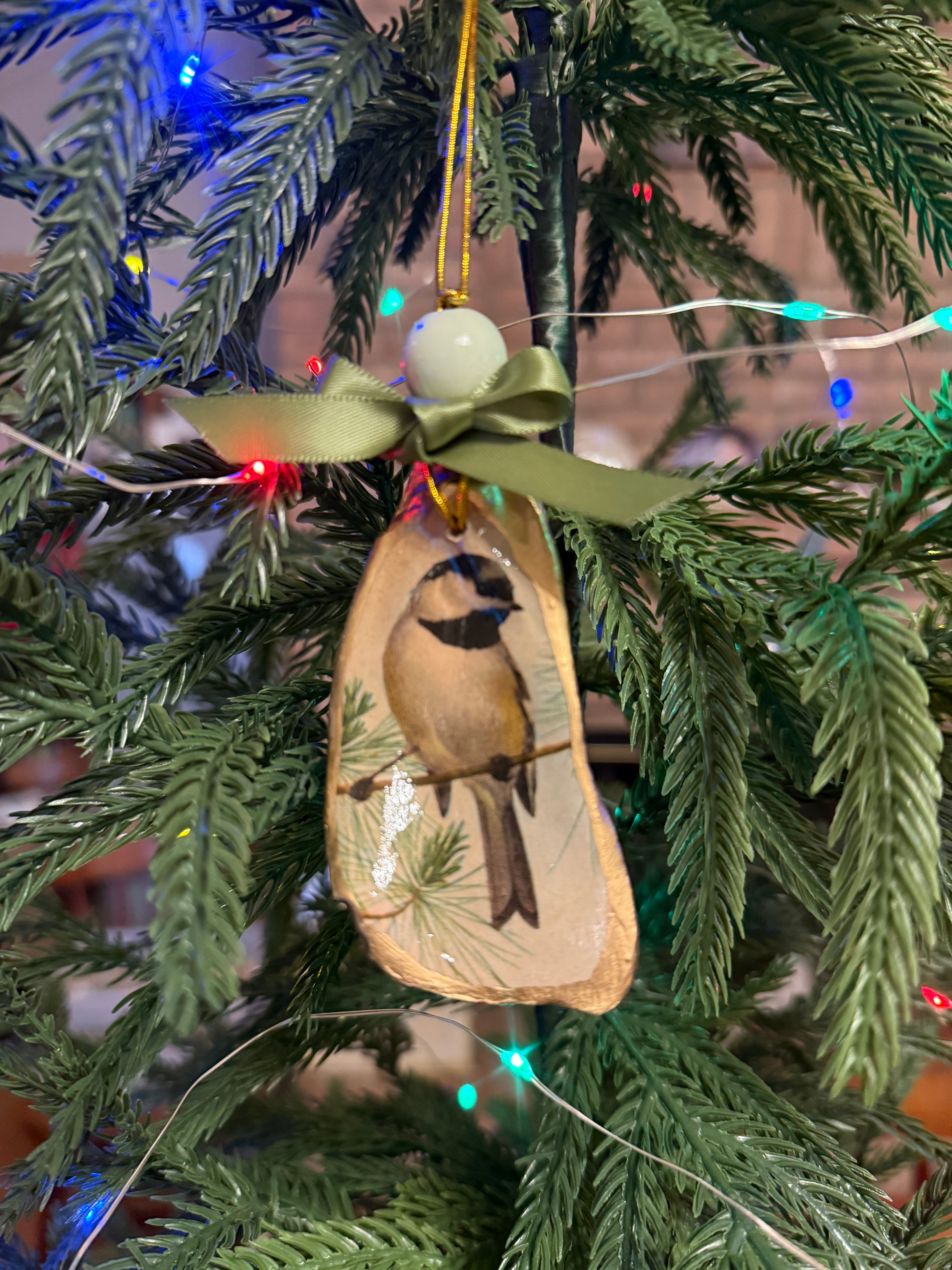 Large Chickadee Ornament 4