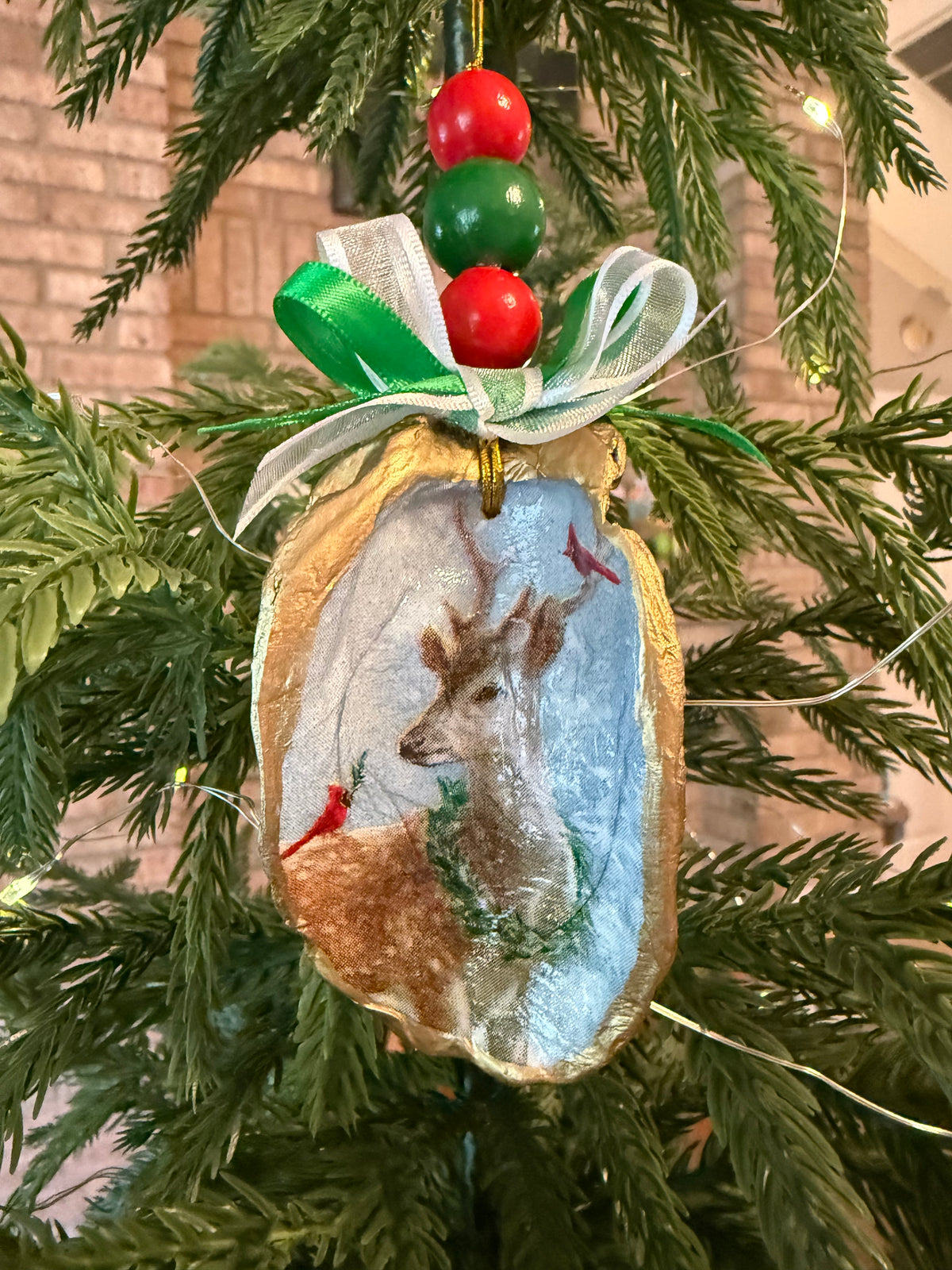 Large Deer Ornament 3
