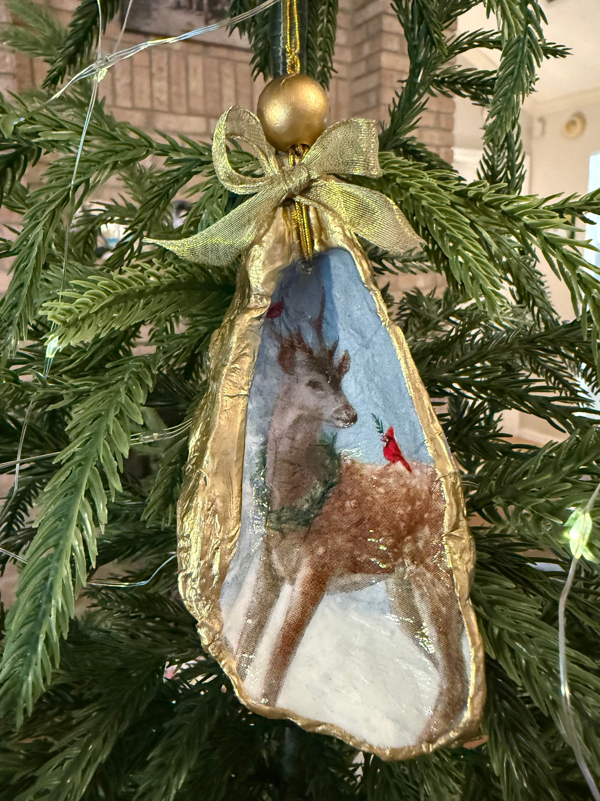 Large Deer Ornament 1