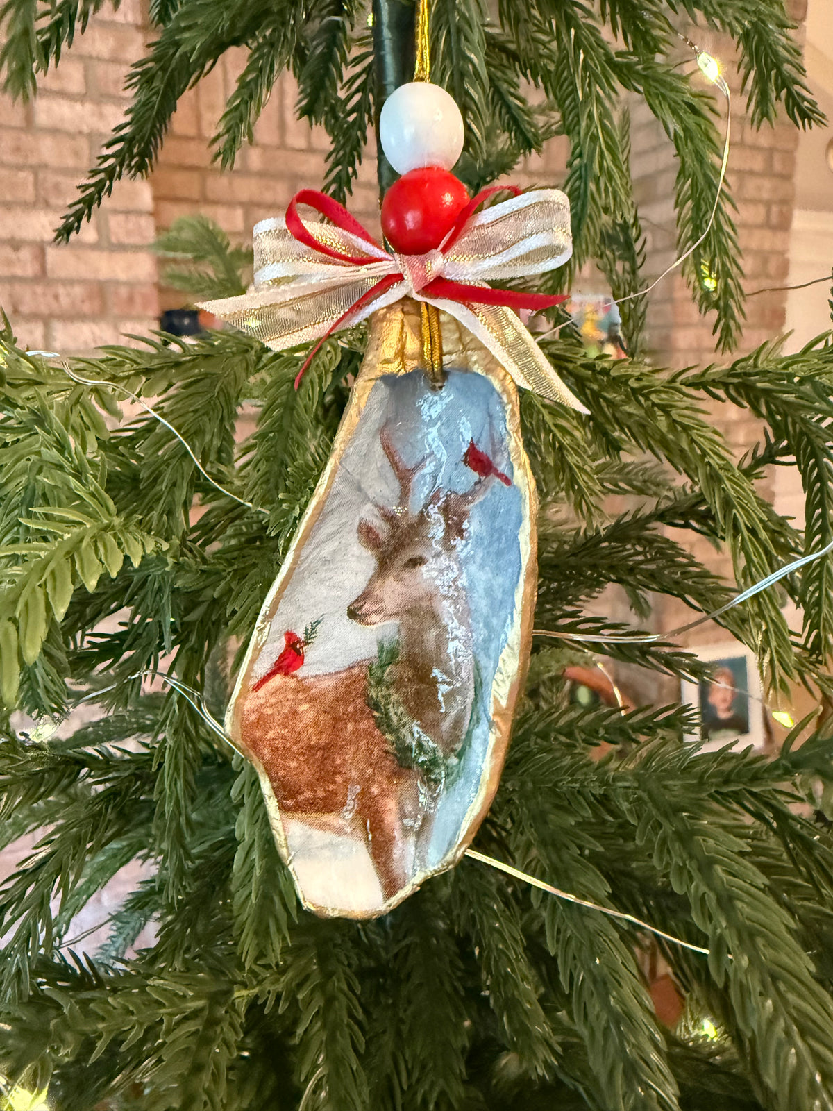 Large Deer Ornament 5