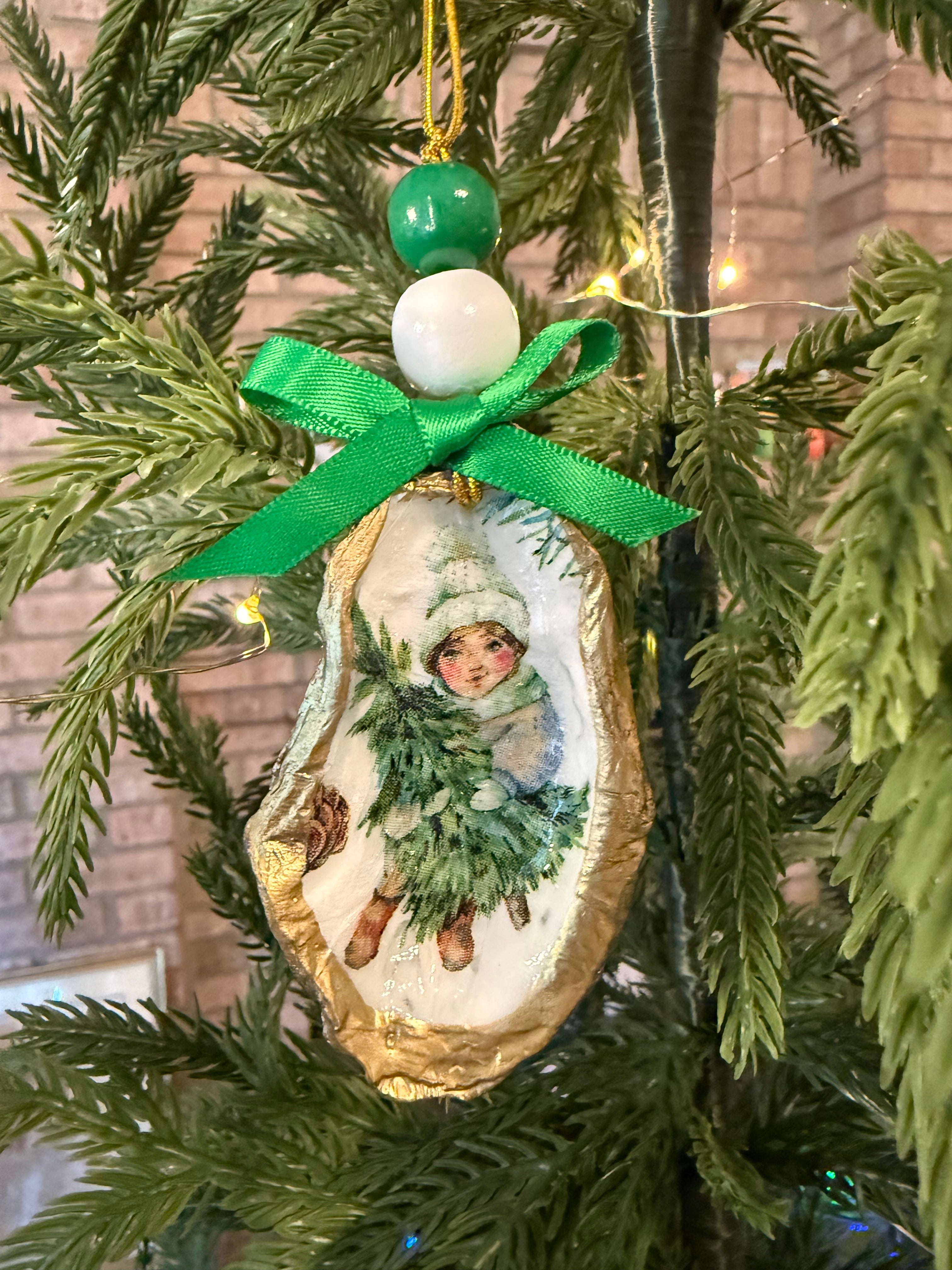 Large Girl with Tree Ornament 2