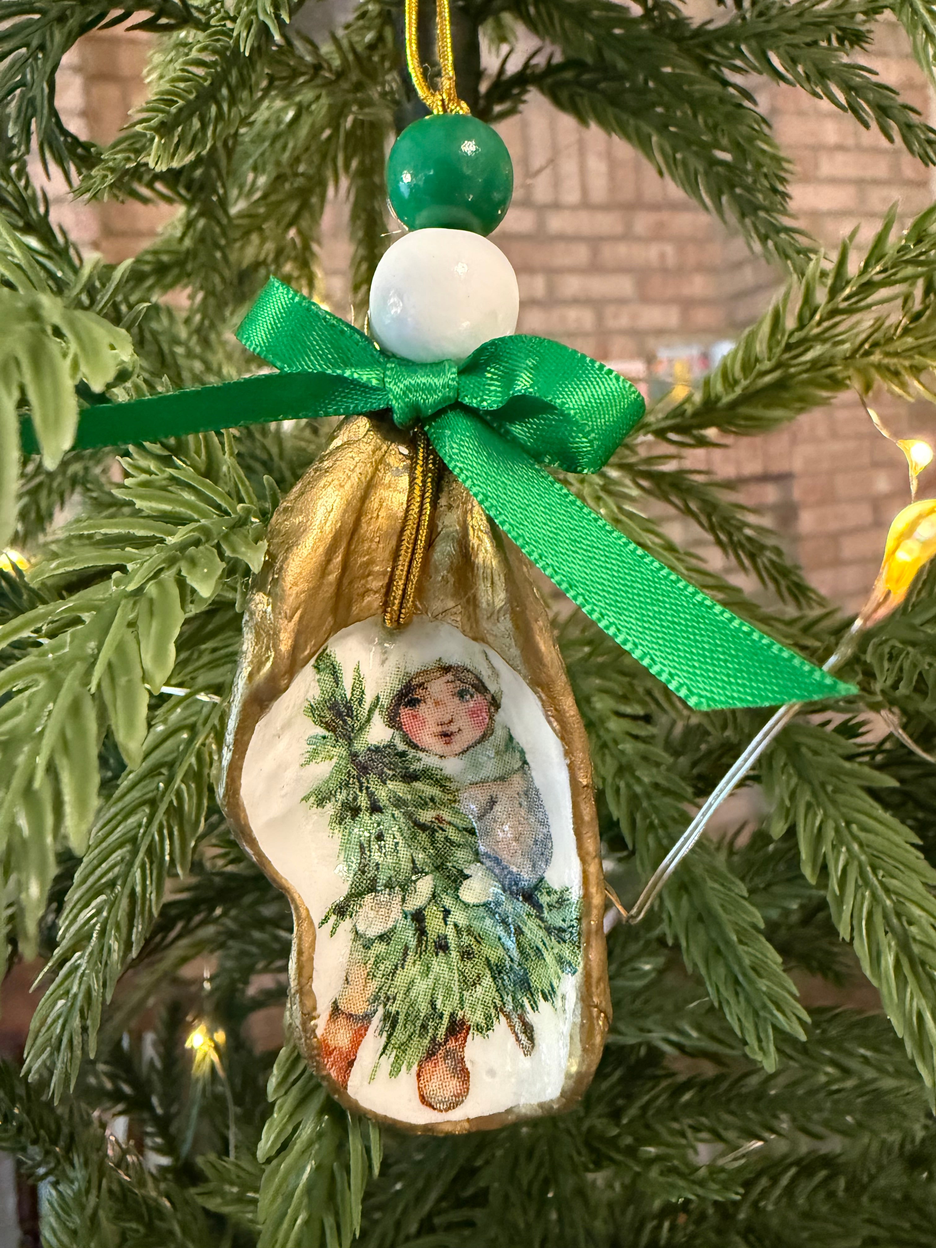 Large Girl with Tree Ornament 3