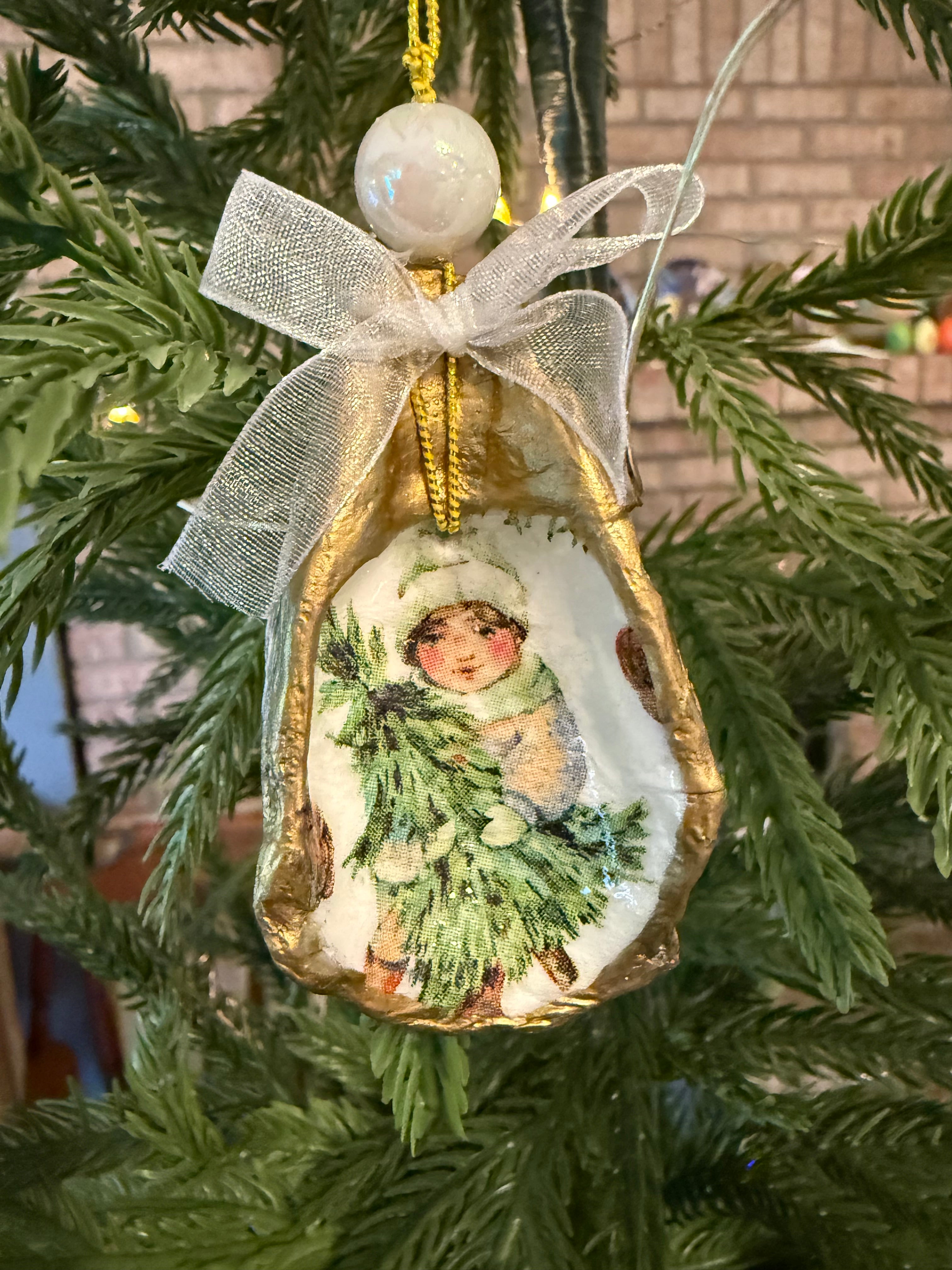 Large Girl with Tree Ornament 4