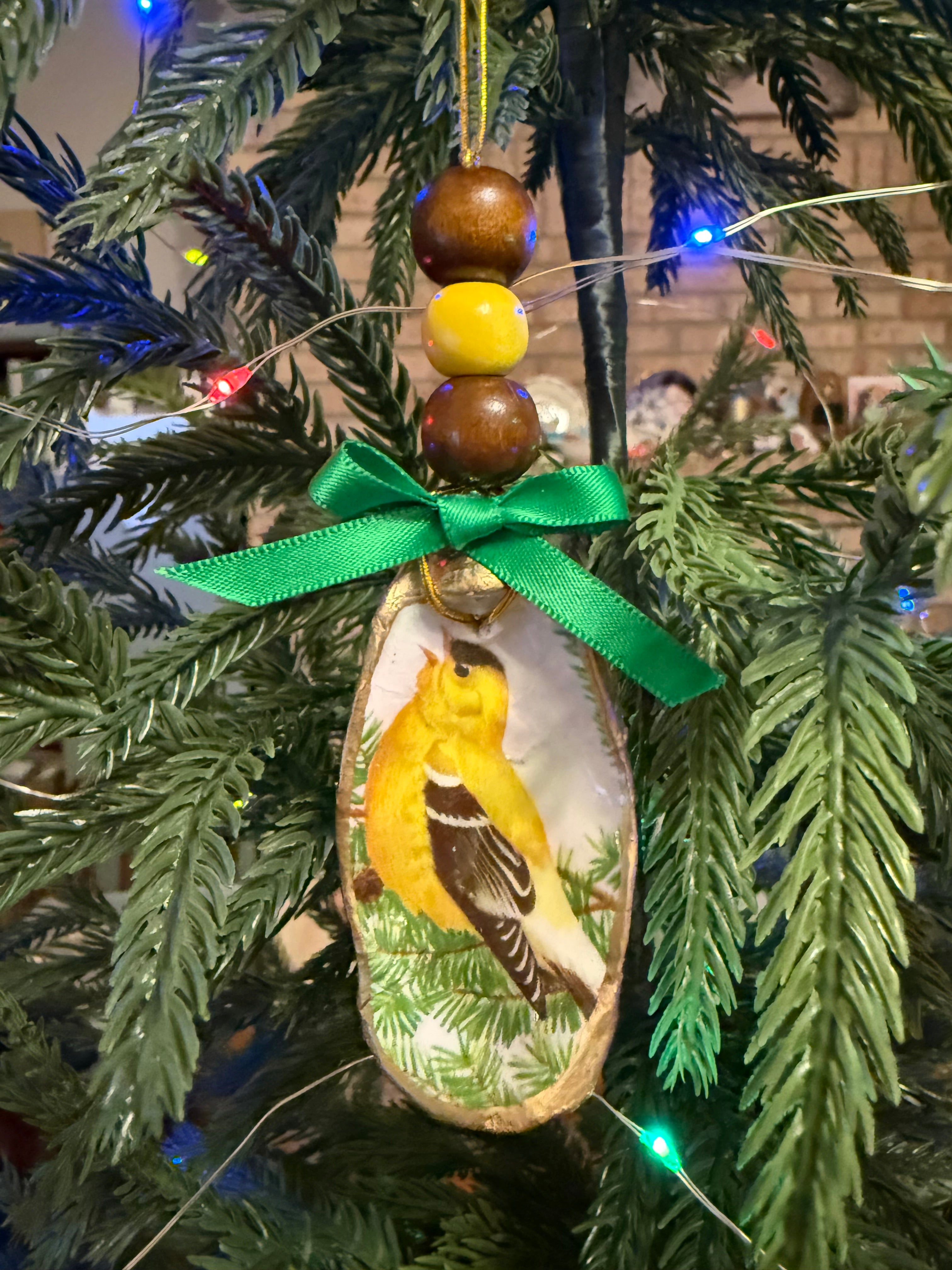 Large Goldfinch Ornament 4