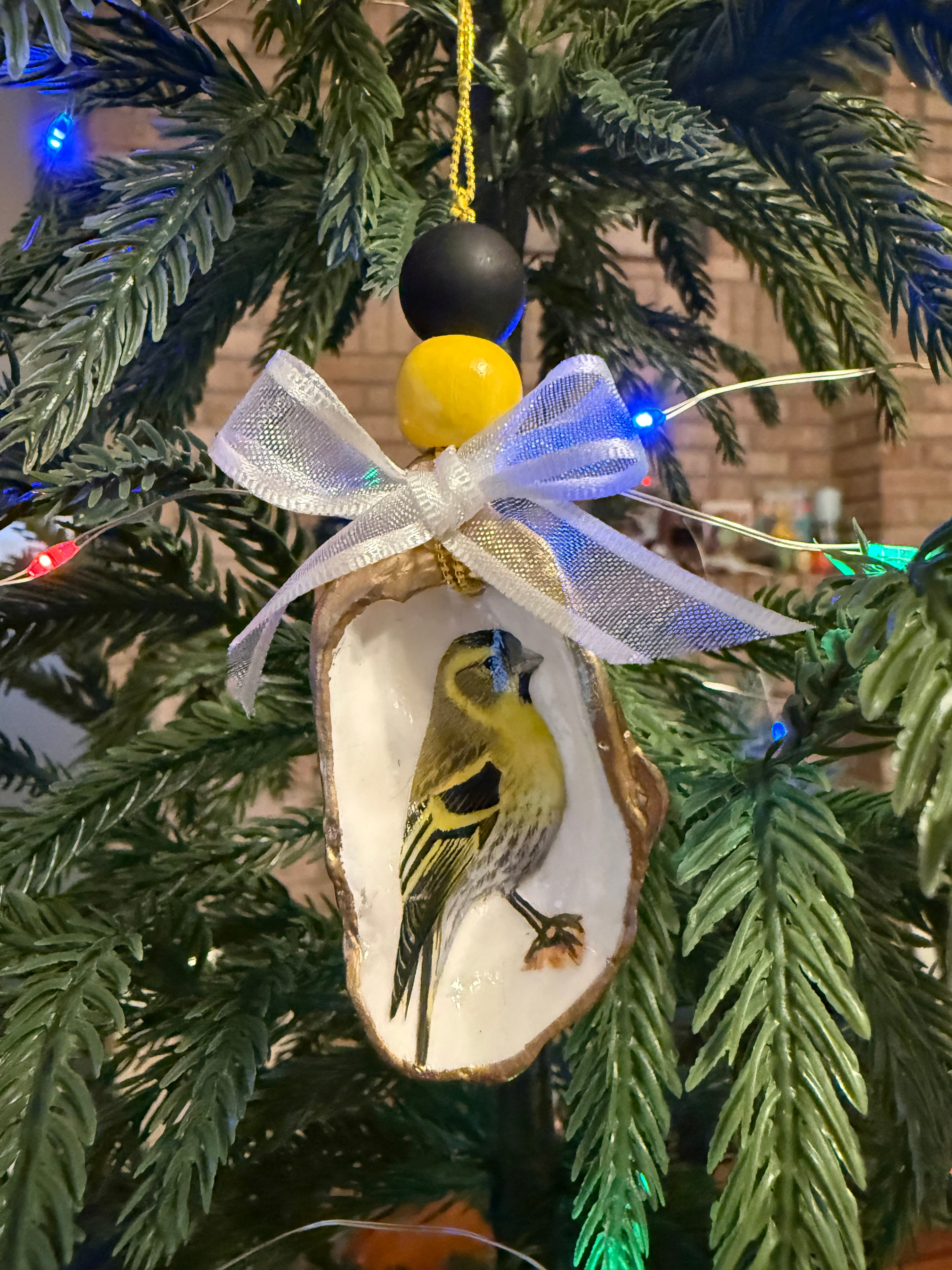 Large Goldfinch Ornament 5