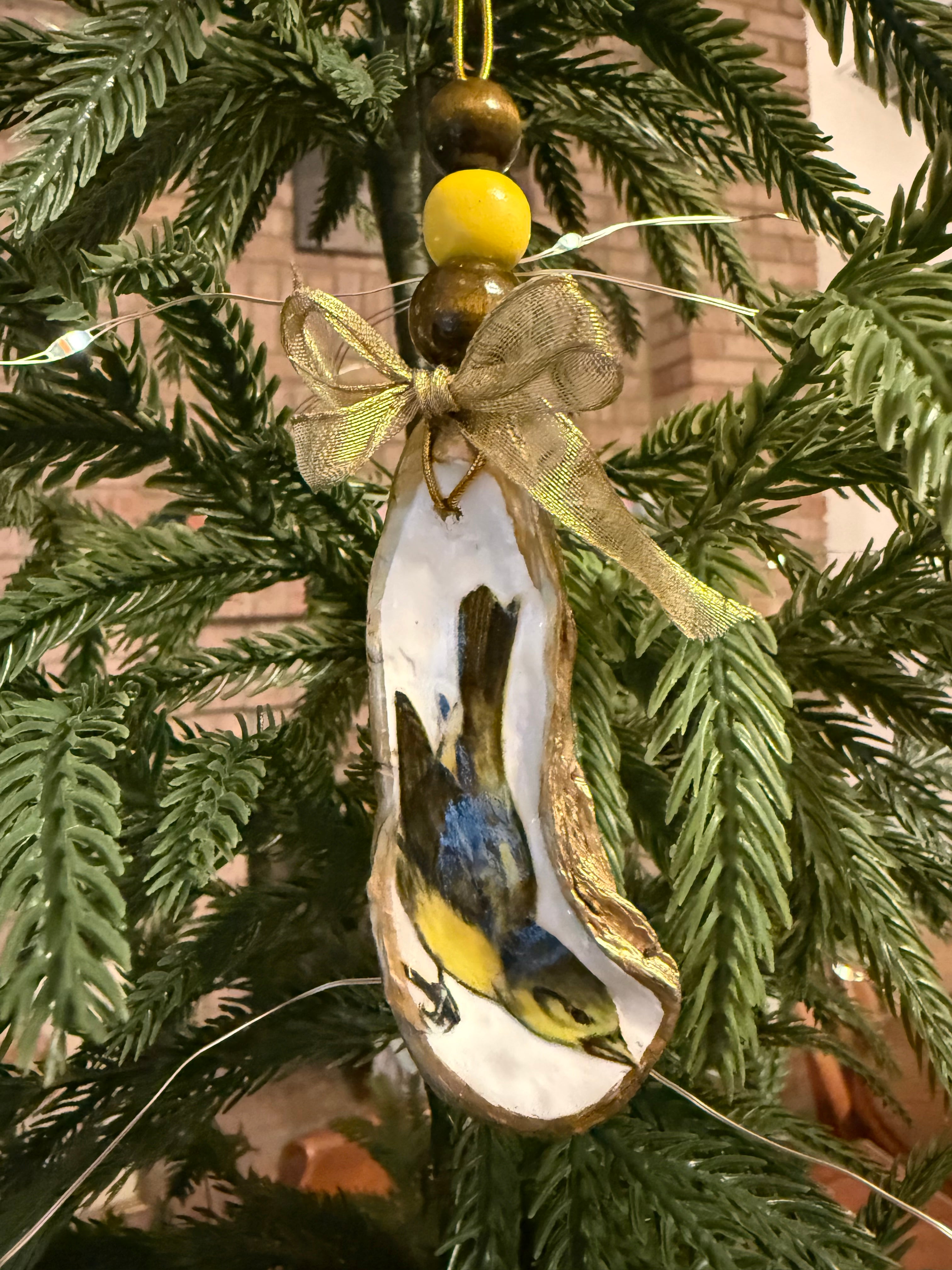 Large Goldfinch Ornament 6