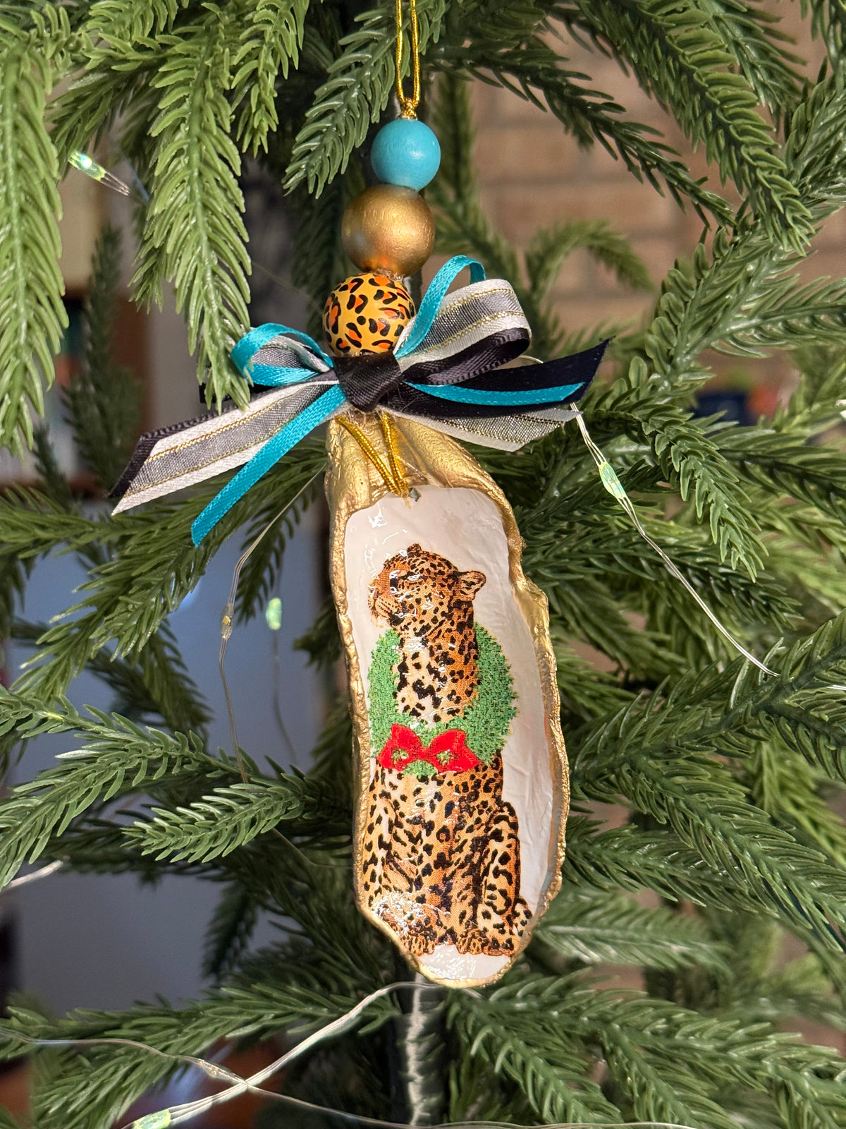 Large Jaguar Ornament 4