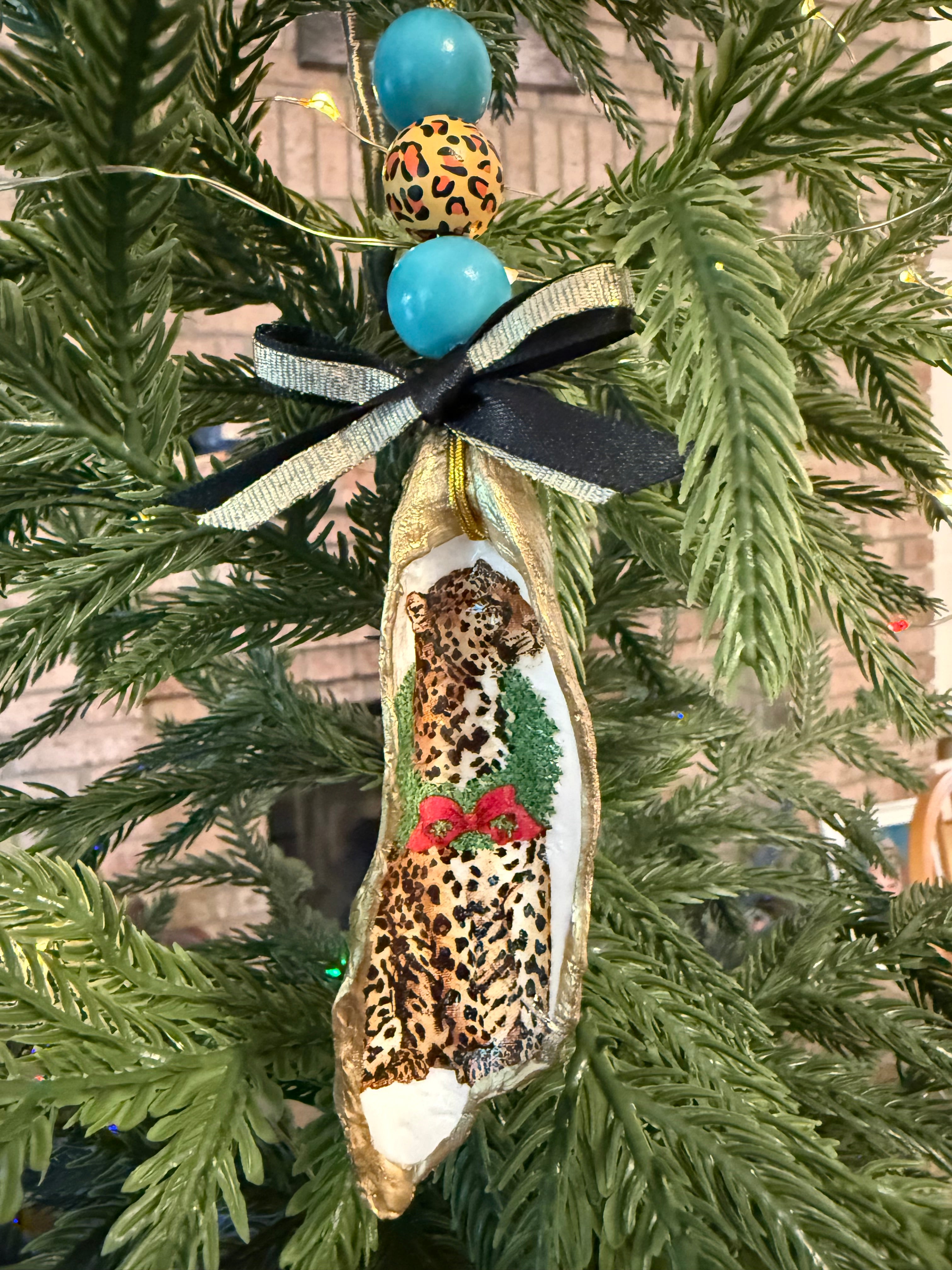 Large Jaguar Ornament 2