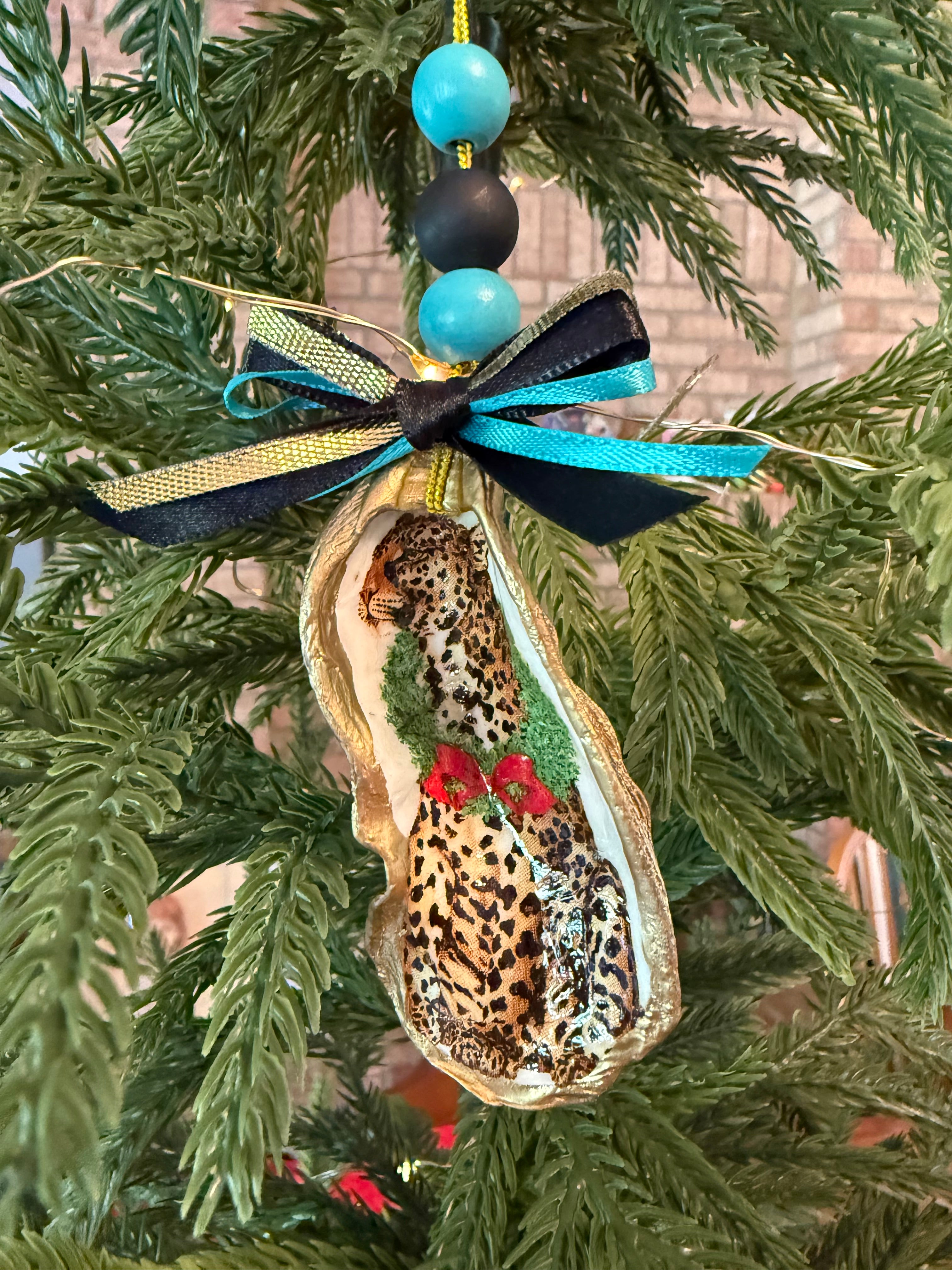 Large Jaguar Ornament 3