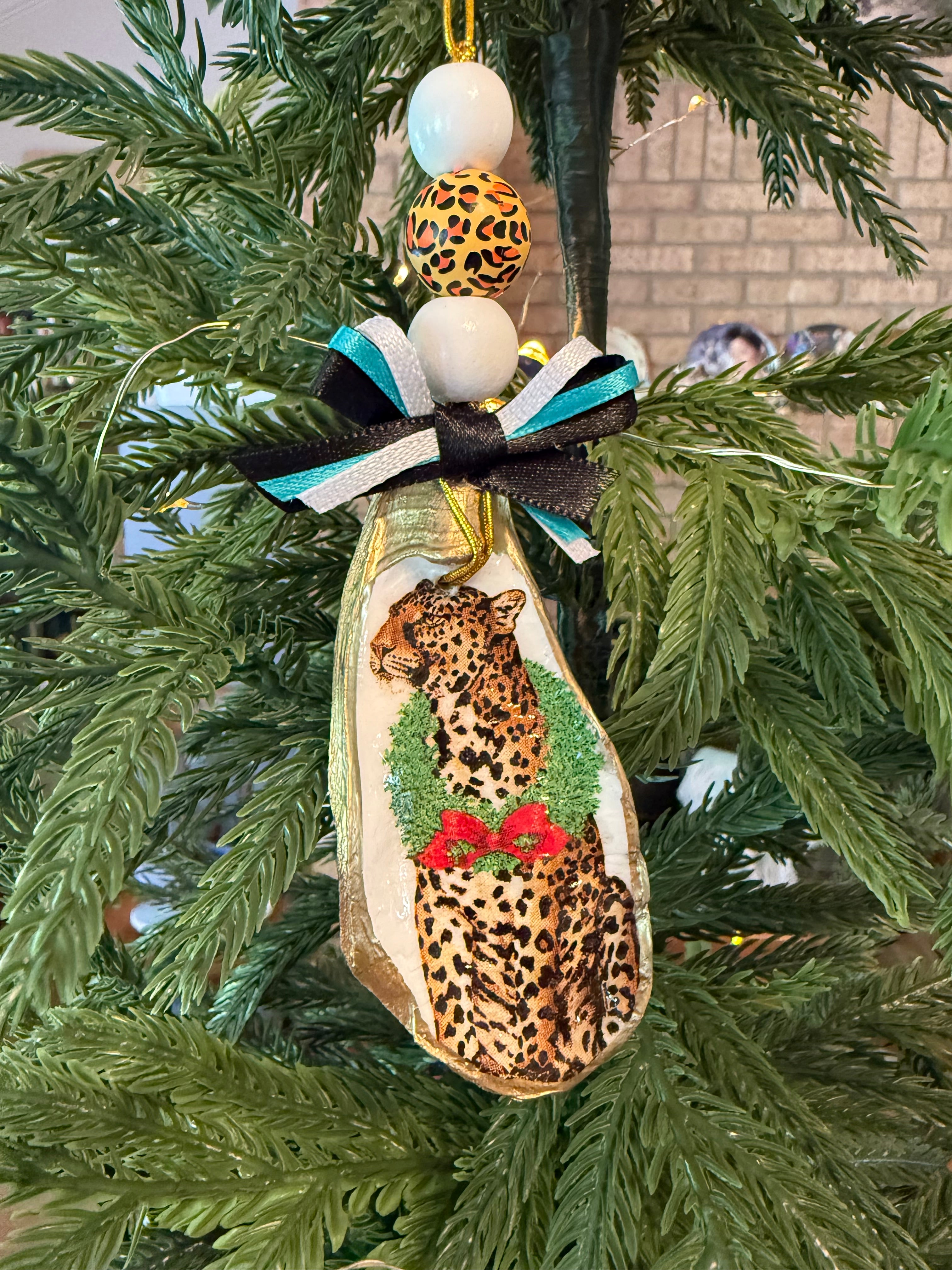 Large Jaguar Ornament 6