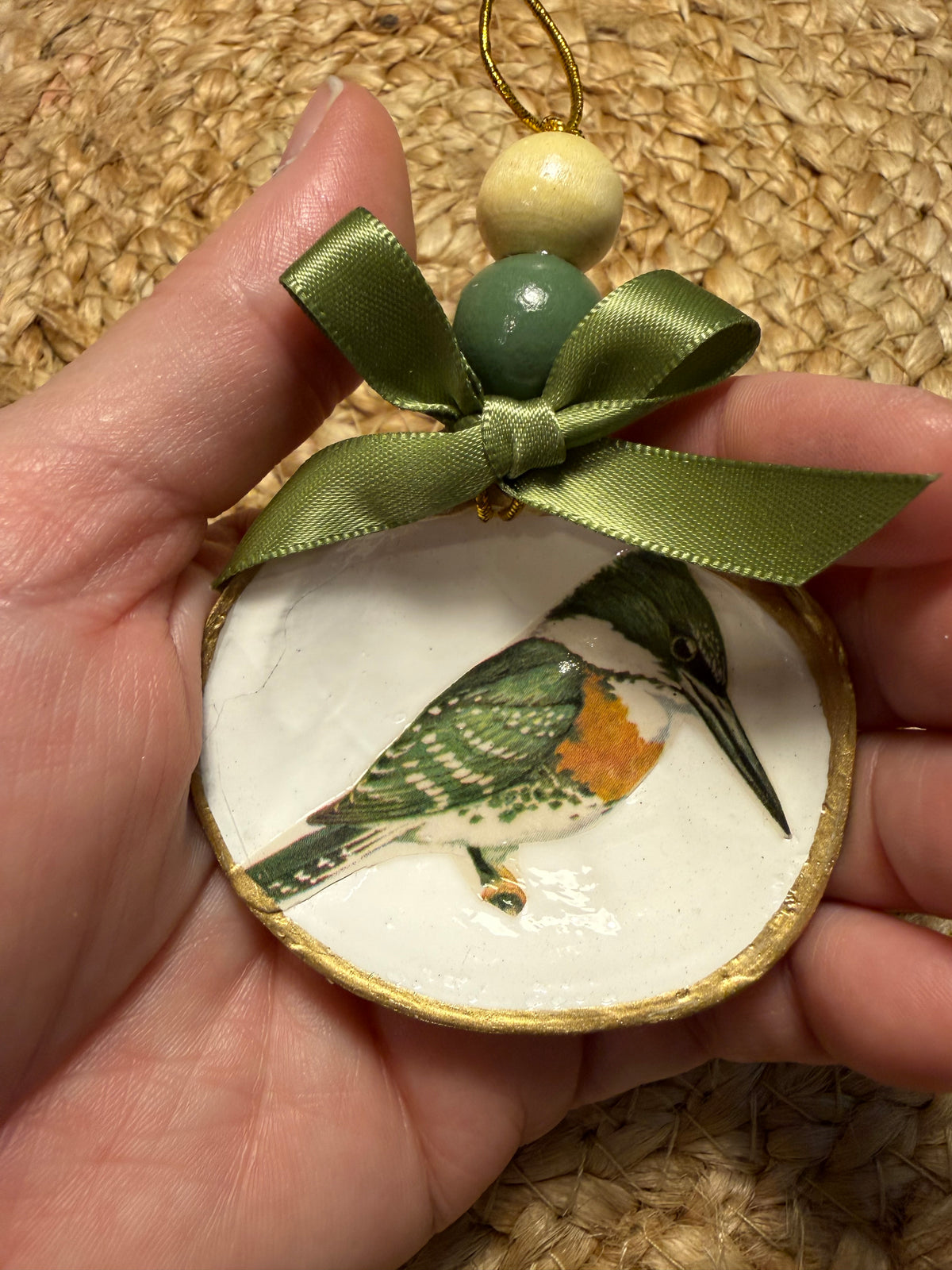 Medium Kingfisher Ornament