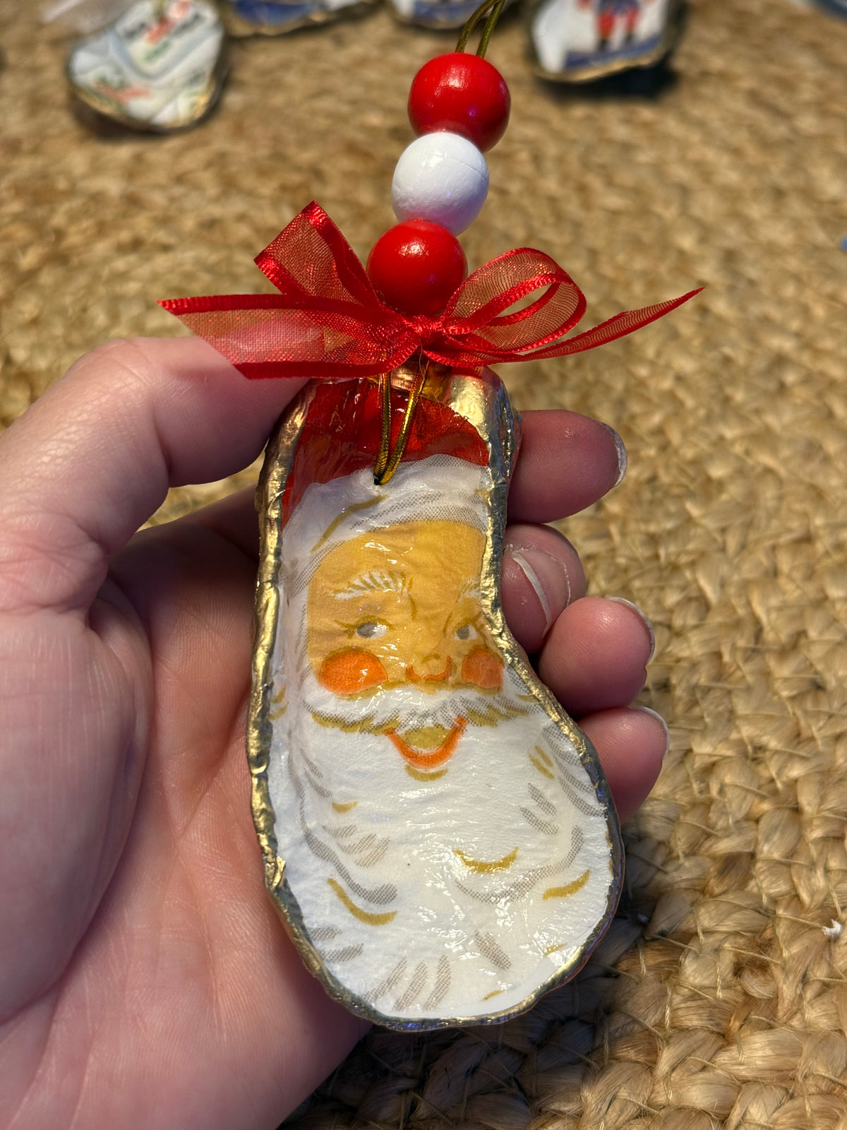 Large Santa Ornament 1