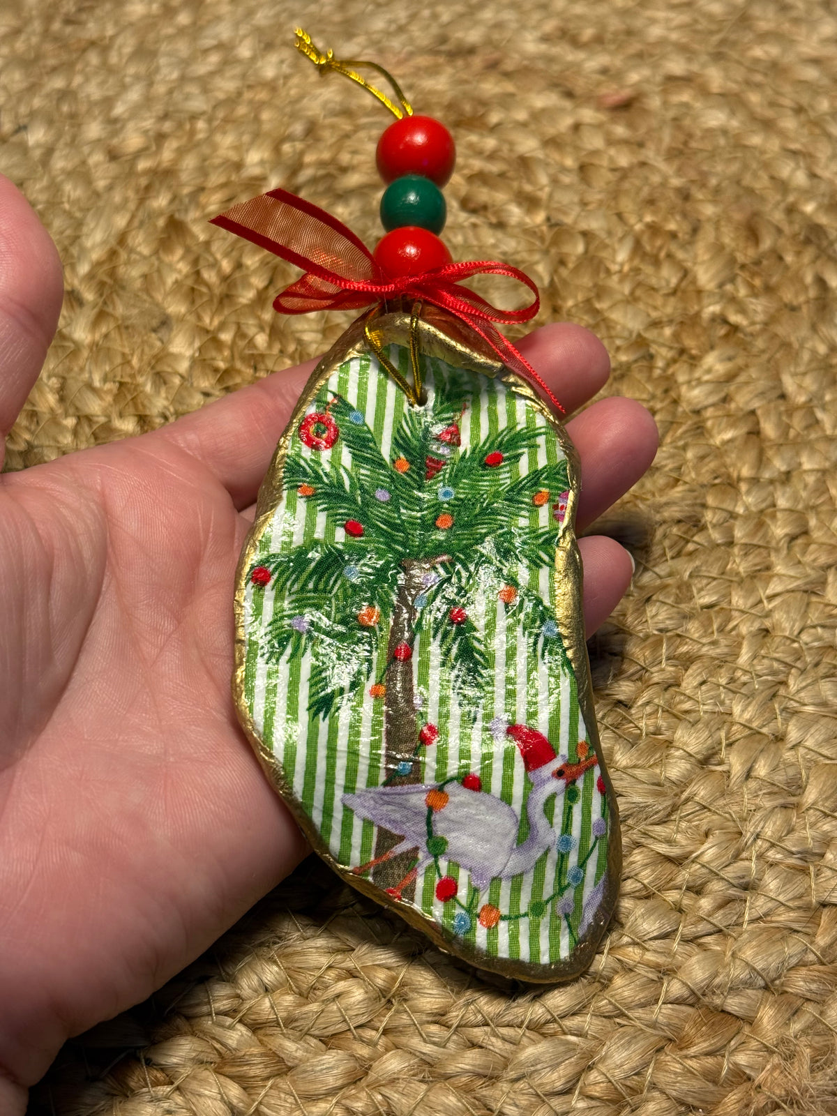 Large Palm Ornament 2