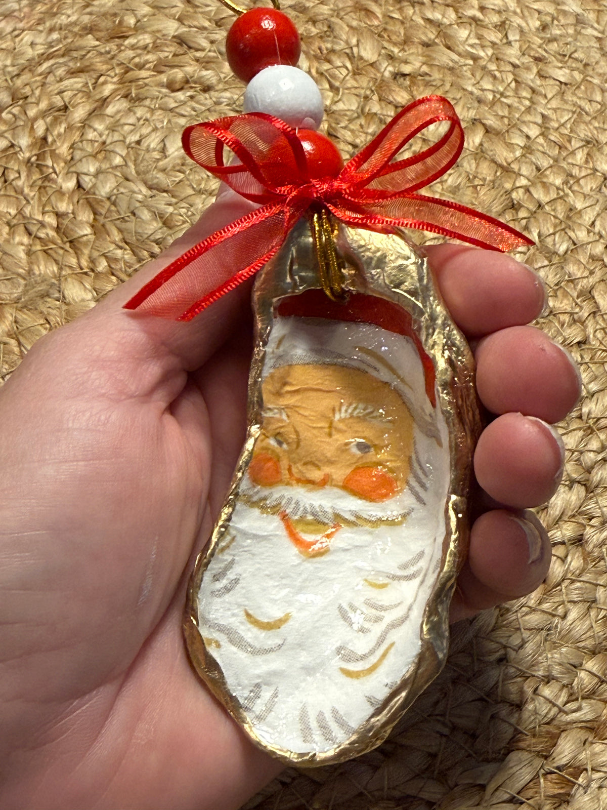 Large Santa Ornament 2