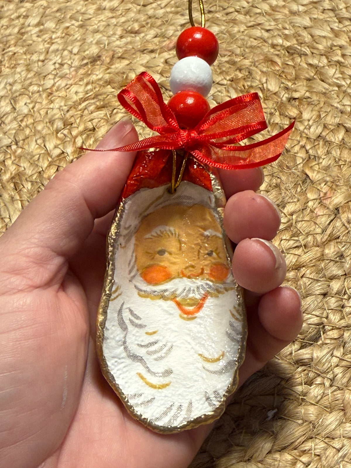 Large Santa Ornament 5