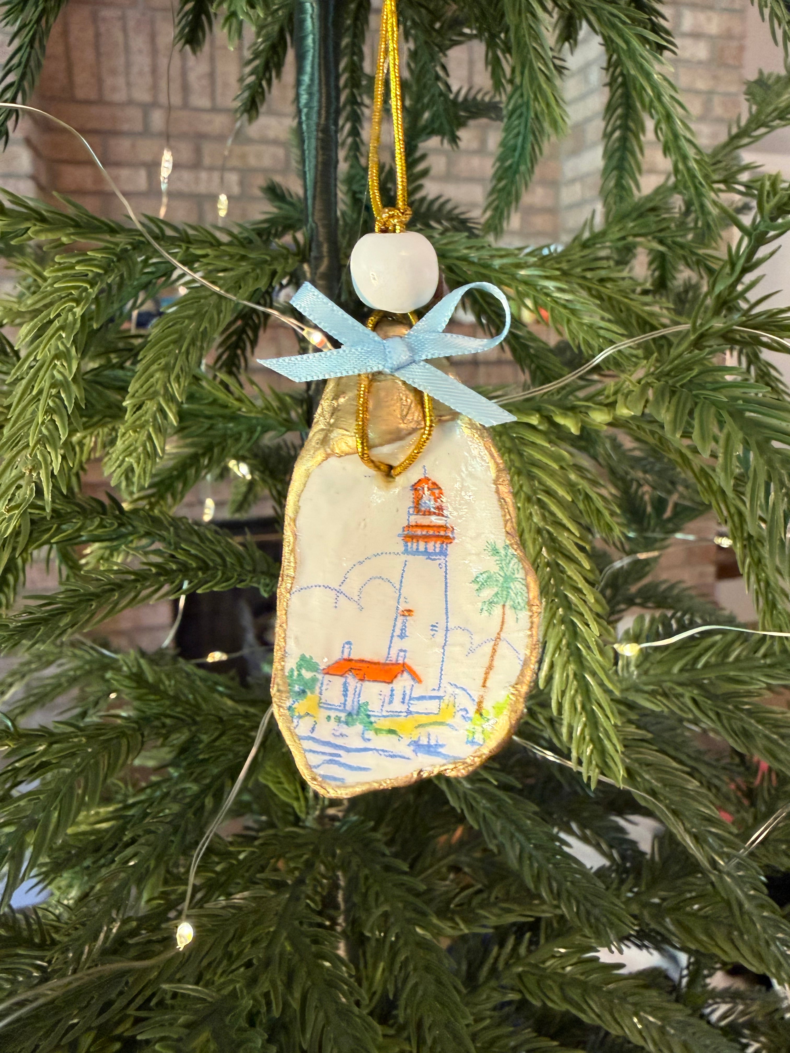 Large Lighthouse Ornament 5