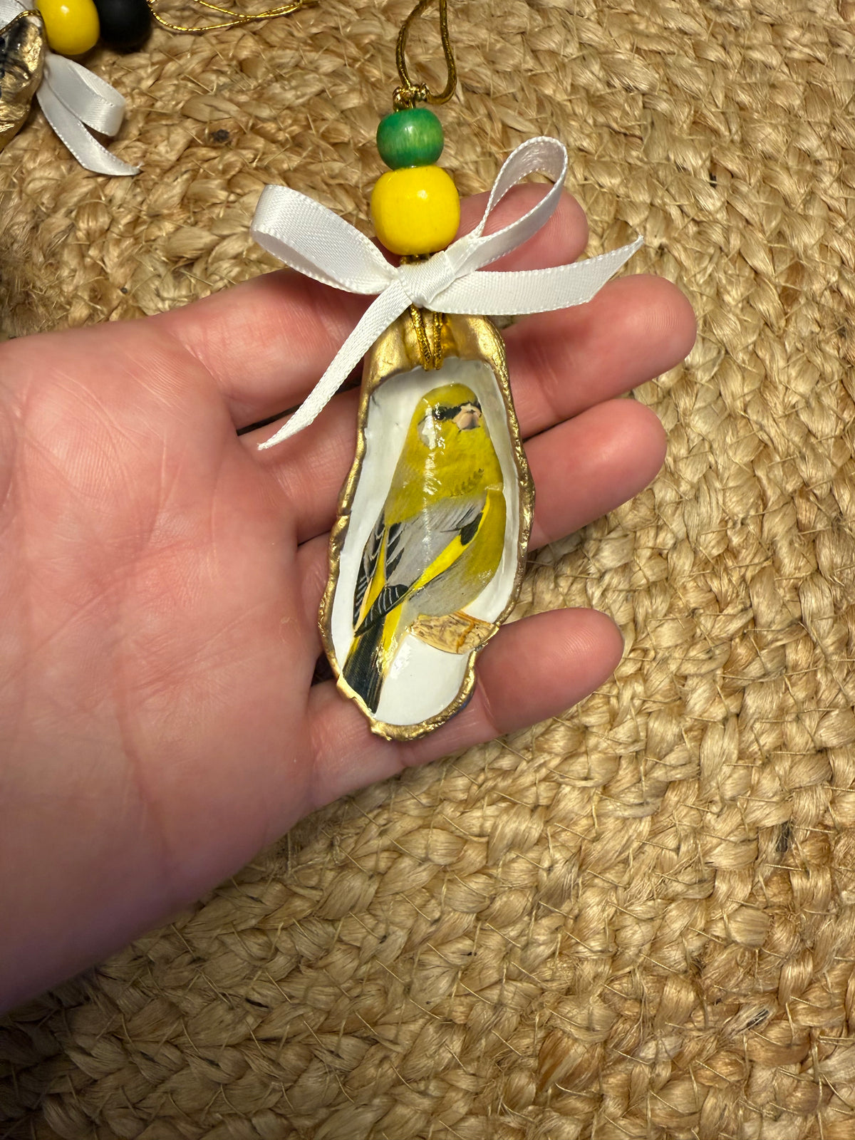 Medium Goldfinch Ornament 1