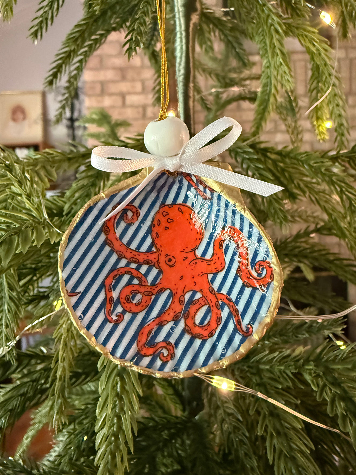 Medium Octopus Ornament 1