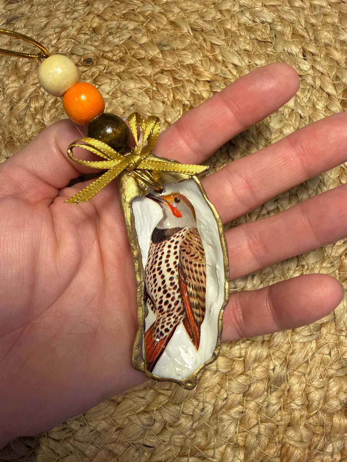 Medium Woodpecker Ornament 3
