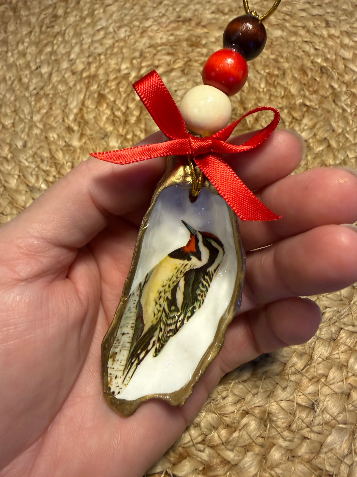 Medium Woodpecker Ornament 5