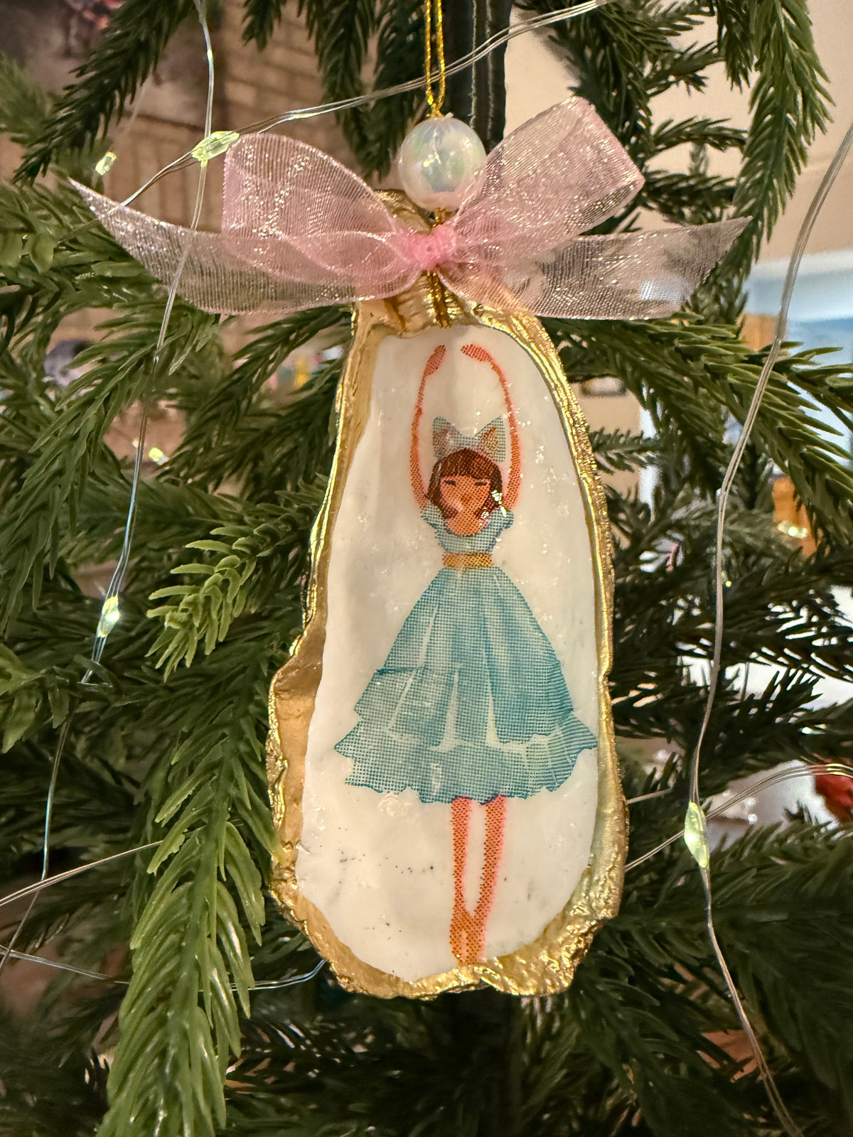 Medium Clara from the Nutcracker Ornament 1