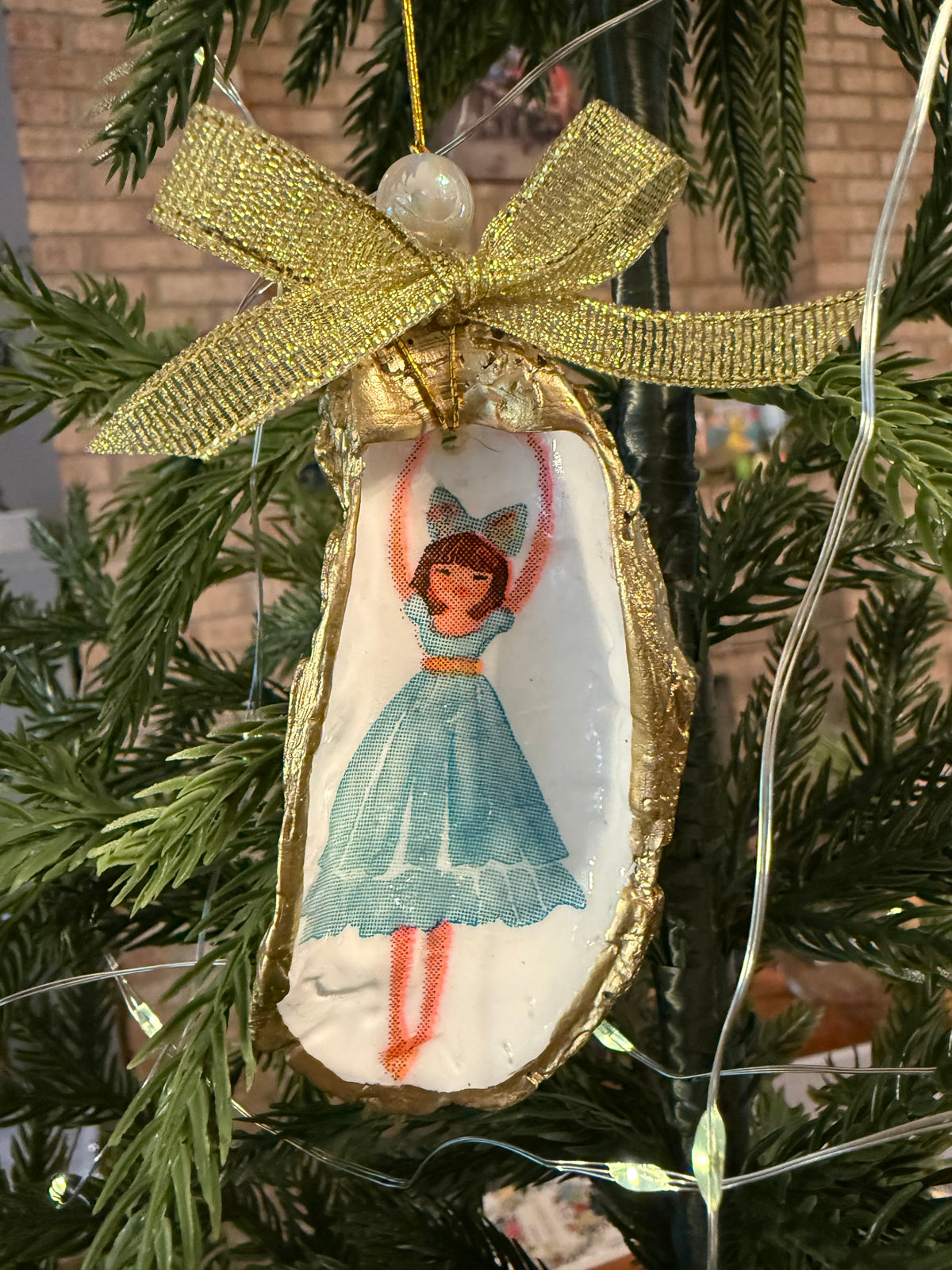 Medium Clara from the Nutcracker Ornament 2