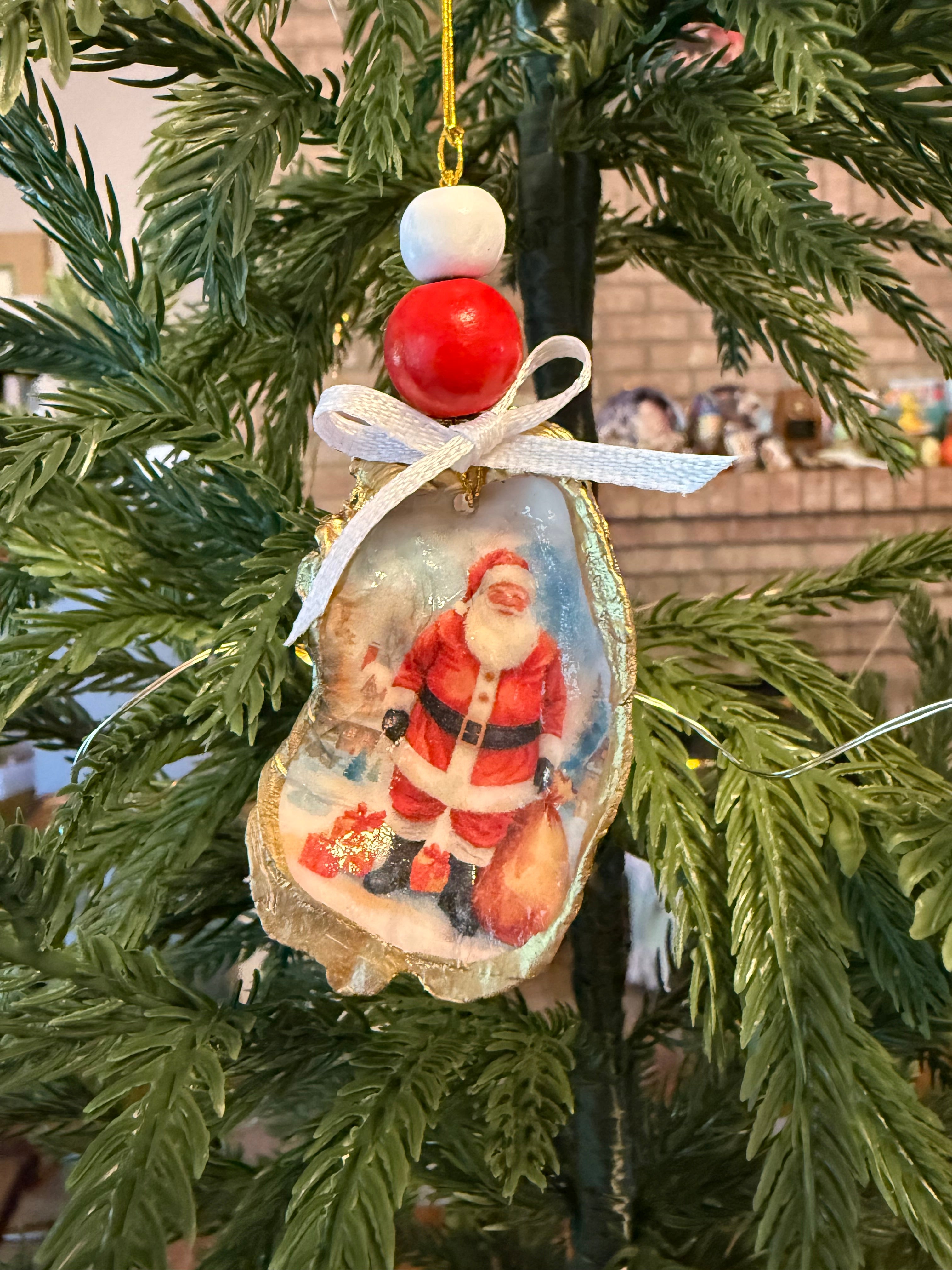 Large Santa Ornament 1