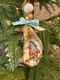 Large Sledding Girl Ornament 3