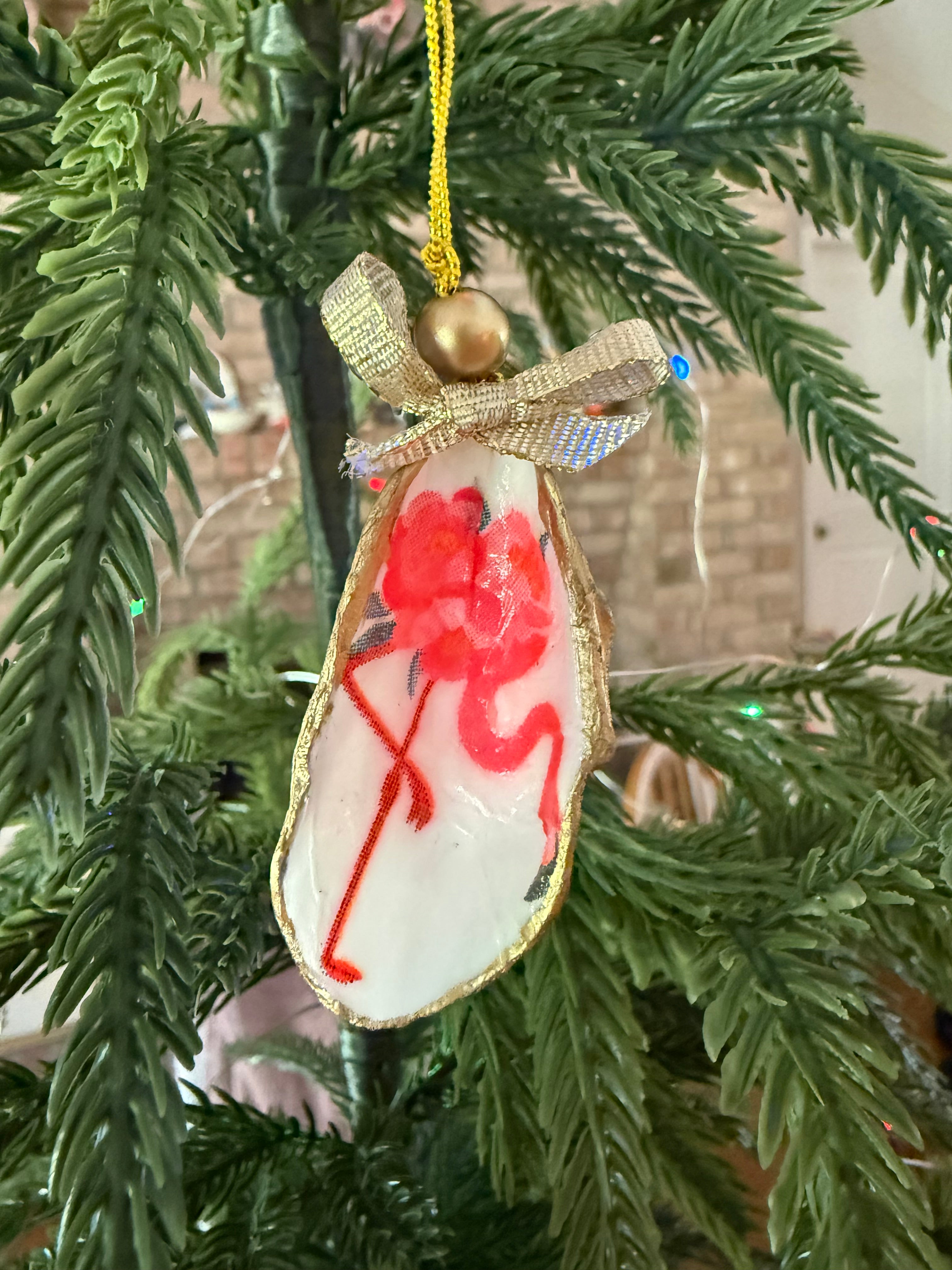 Small Flamingo Ornament 5