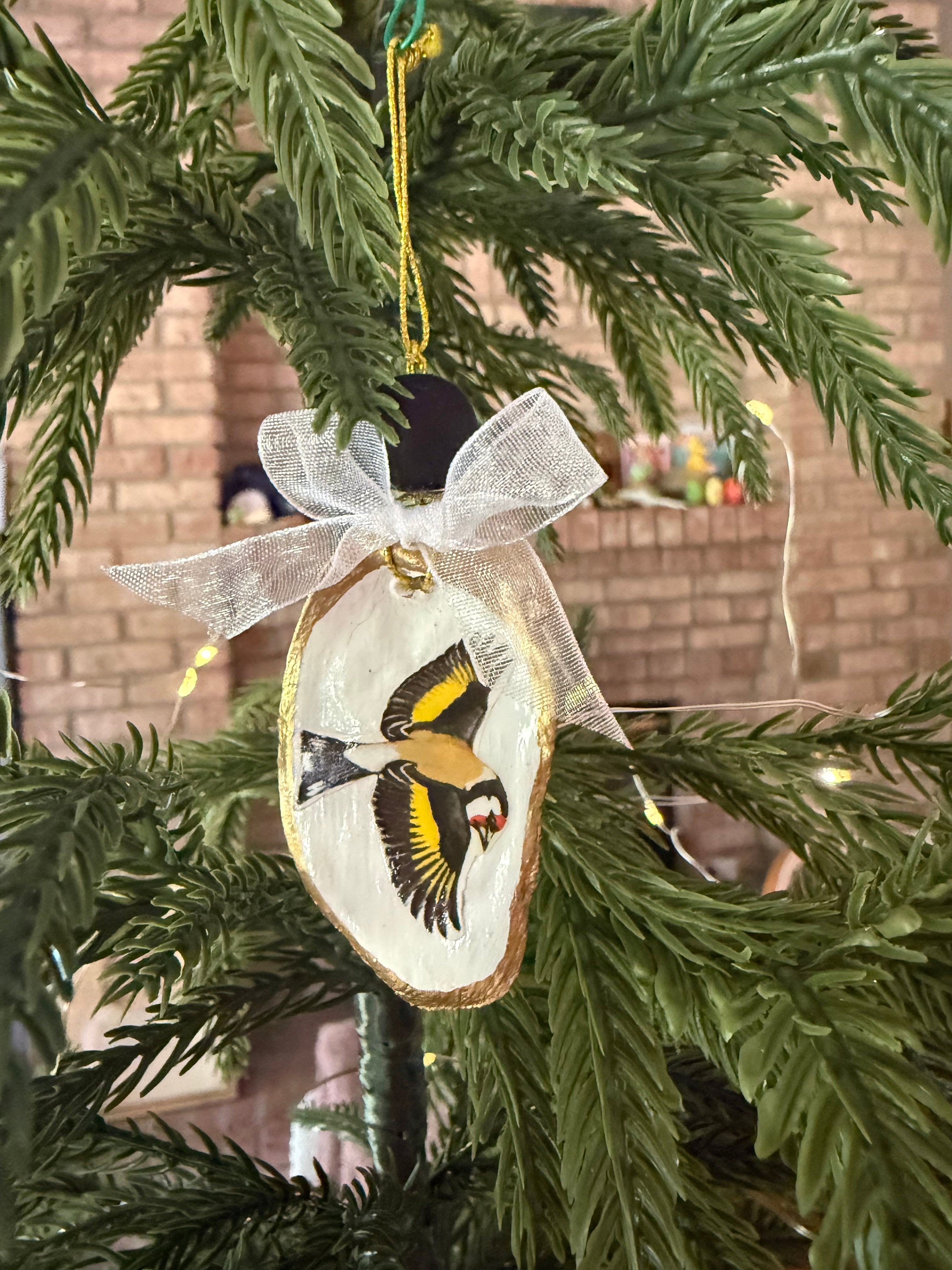 Small Flying Bird Ornament 1