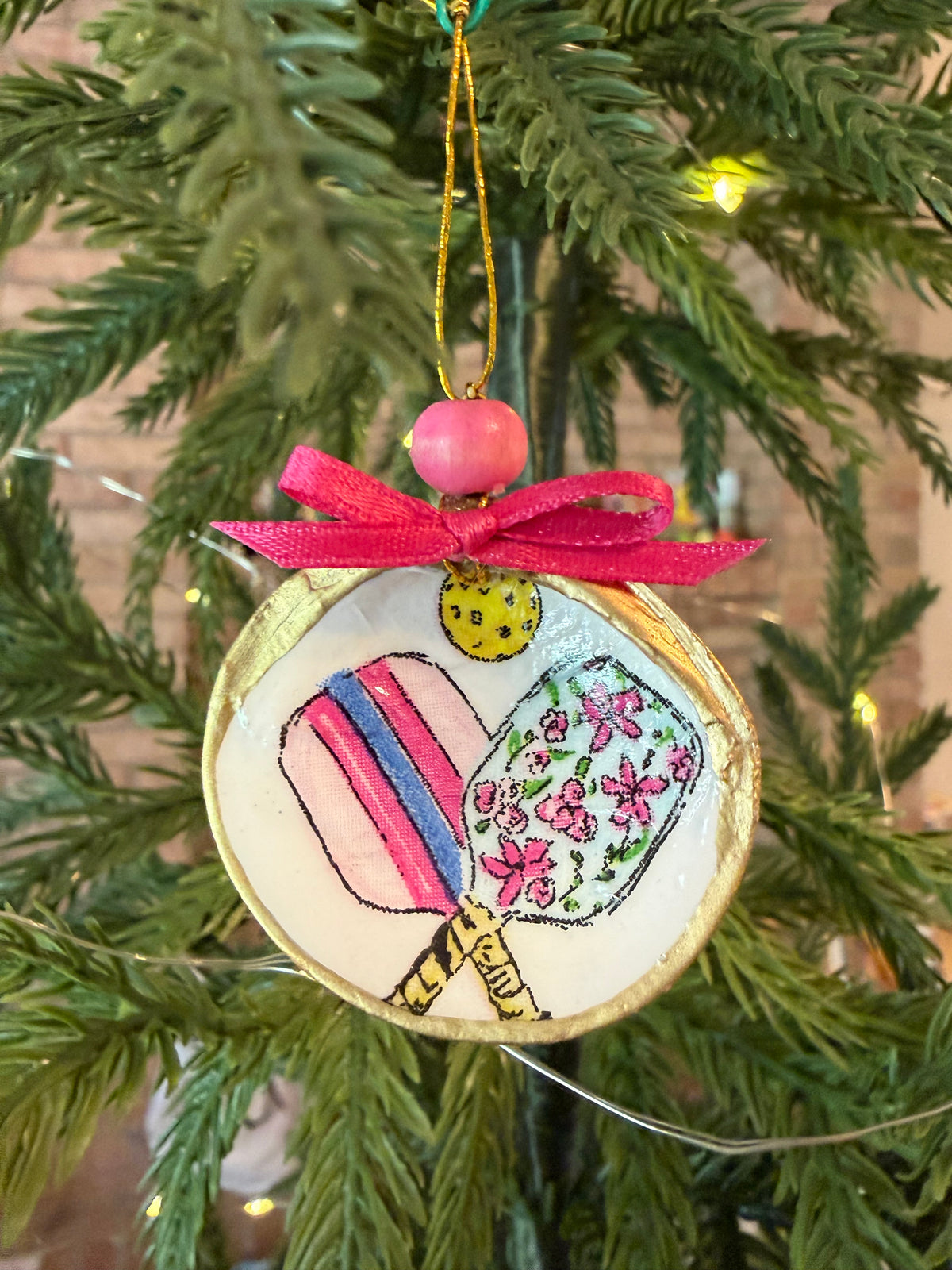 Small Pickleball Ornament 1