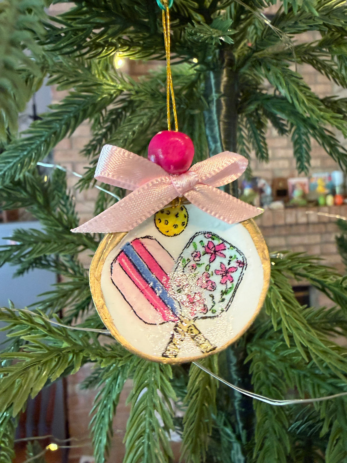 Small Pickleball Ornament 2