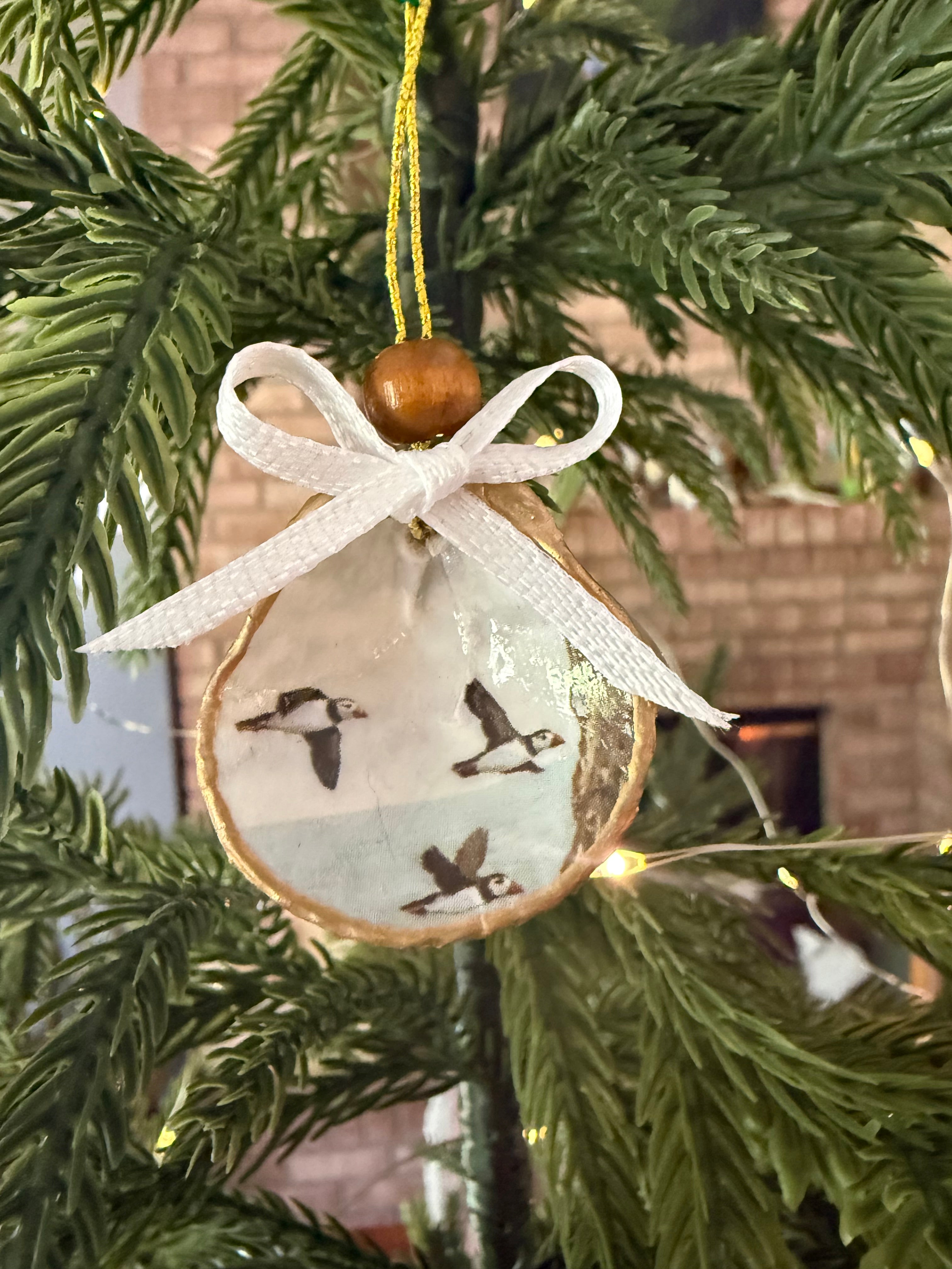 Small Puffins Ornament 1