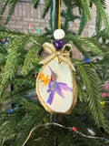 Small Purple Hummingbird Ornament 1