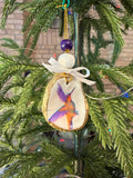 Small Purple Hummingbird Ornament 2
