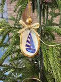 Small Sailboat Ornament 2