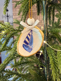Small Sailboat Ornament 4