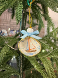 Small Sailboat Ornament 6